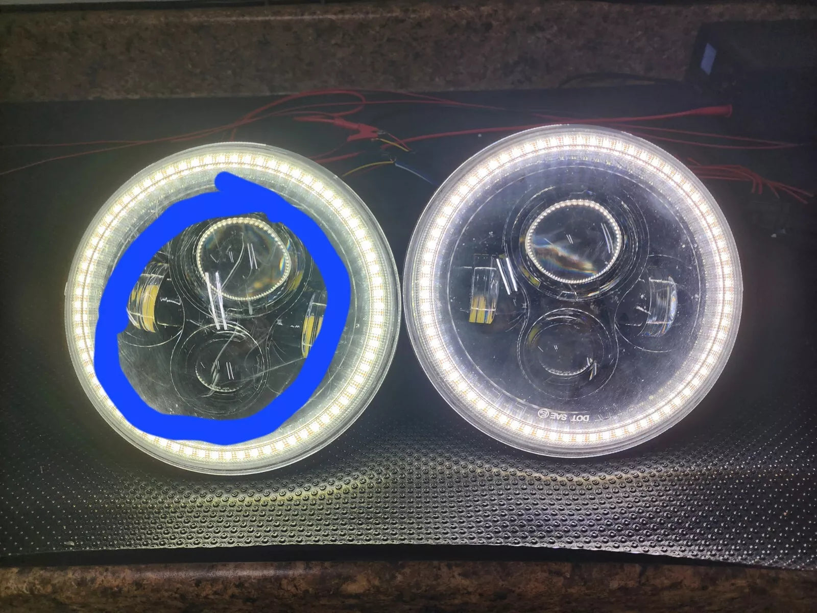 USED ORACLE 2007-2018 JEEP WRANGLER JK SWITCHBACK LED HALO HEADLIGHTS- 5769-123、mySite、nflplayoffbracketp