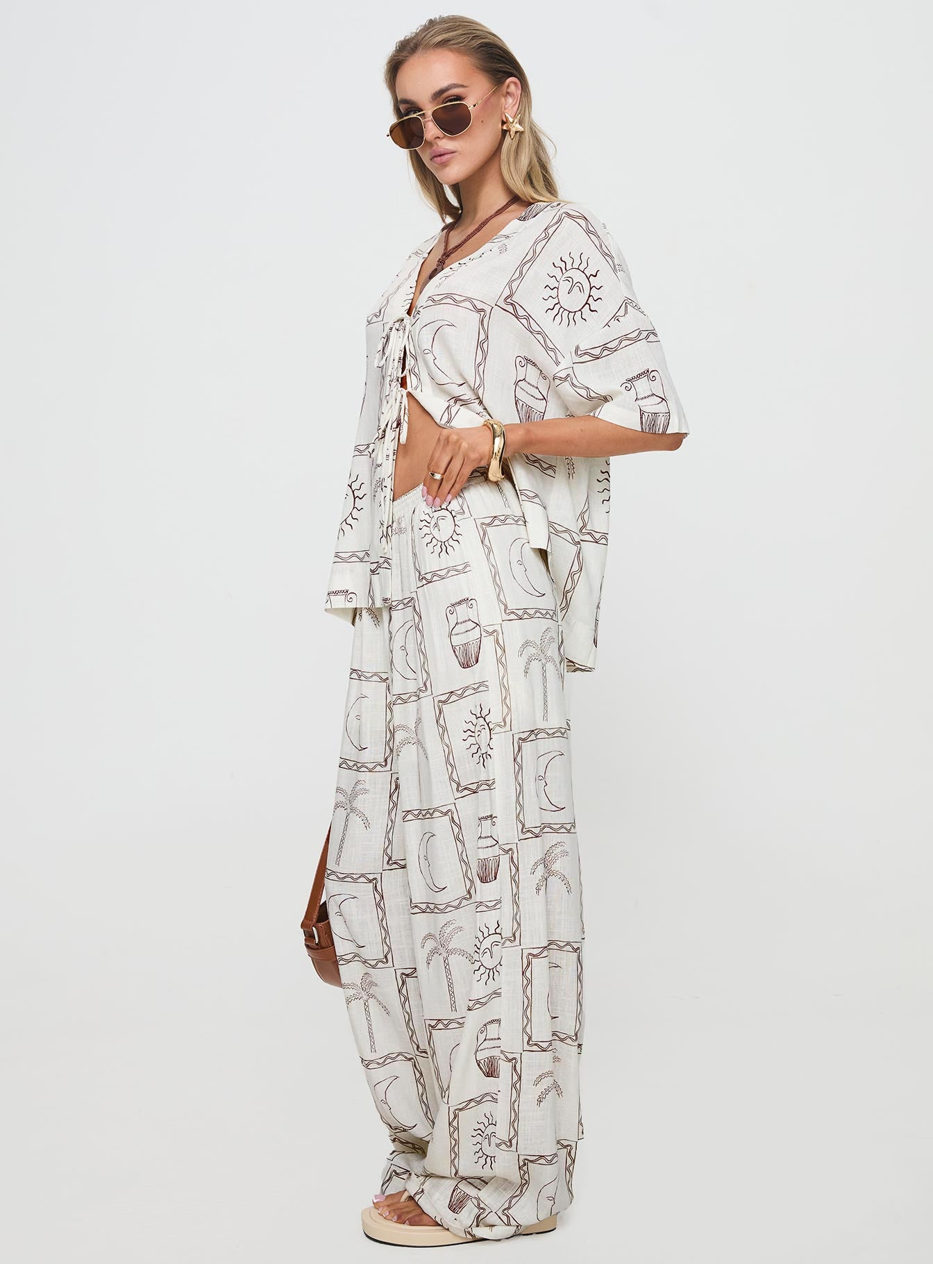 Sun Dream Pants Cream / Multi、mySite、solidvoid