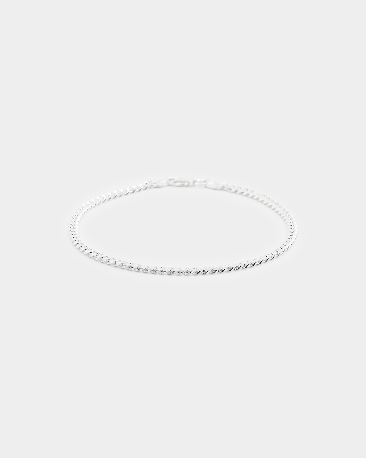 House Of Auric 3mm Cuban Link Bracelet Sterling Silver、mySite、zt4zffjzw