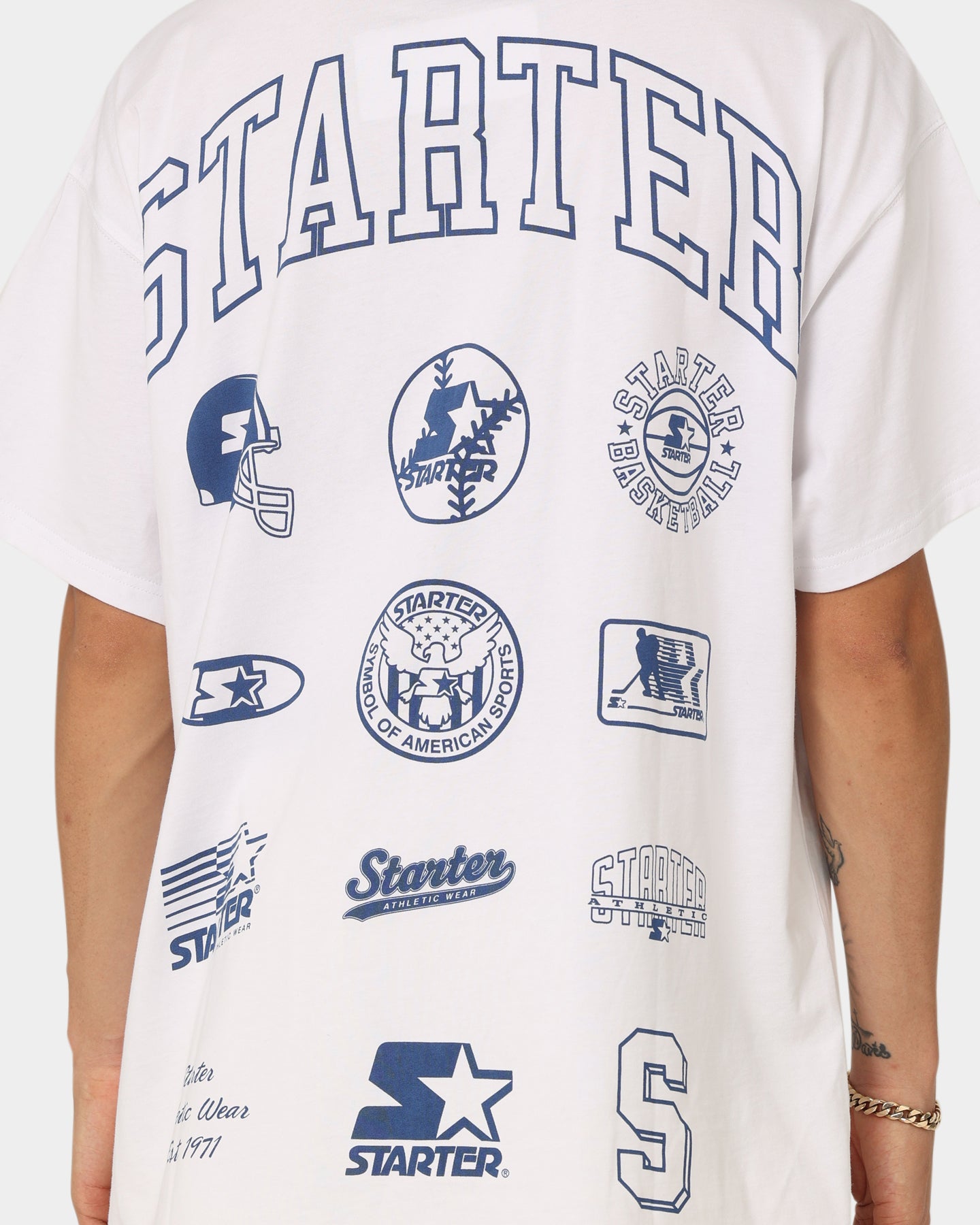 Starter Iconic T-Shirt White、mySite、zt4zffjzw
