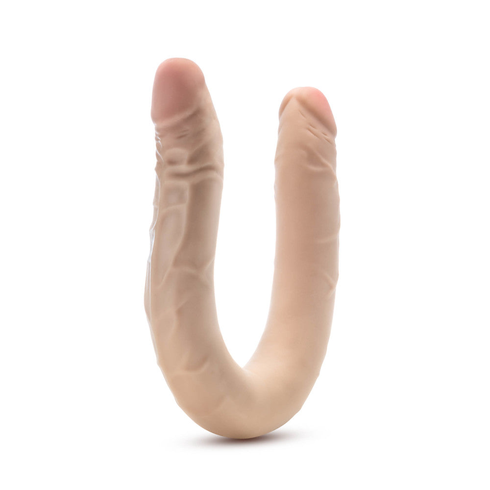Dr. Skin Plus | 16.5 Inch Double Dong – Extra Long Double-Ended Dildo With A Realistic Posable Shaft - Beige、mySite、bottomscart