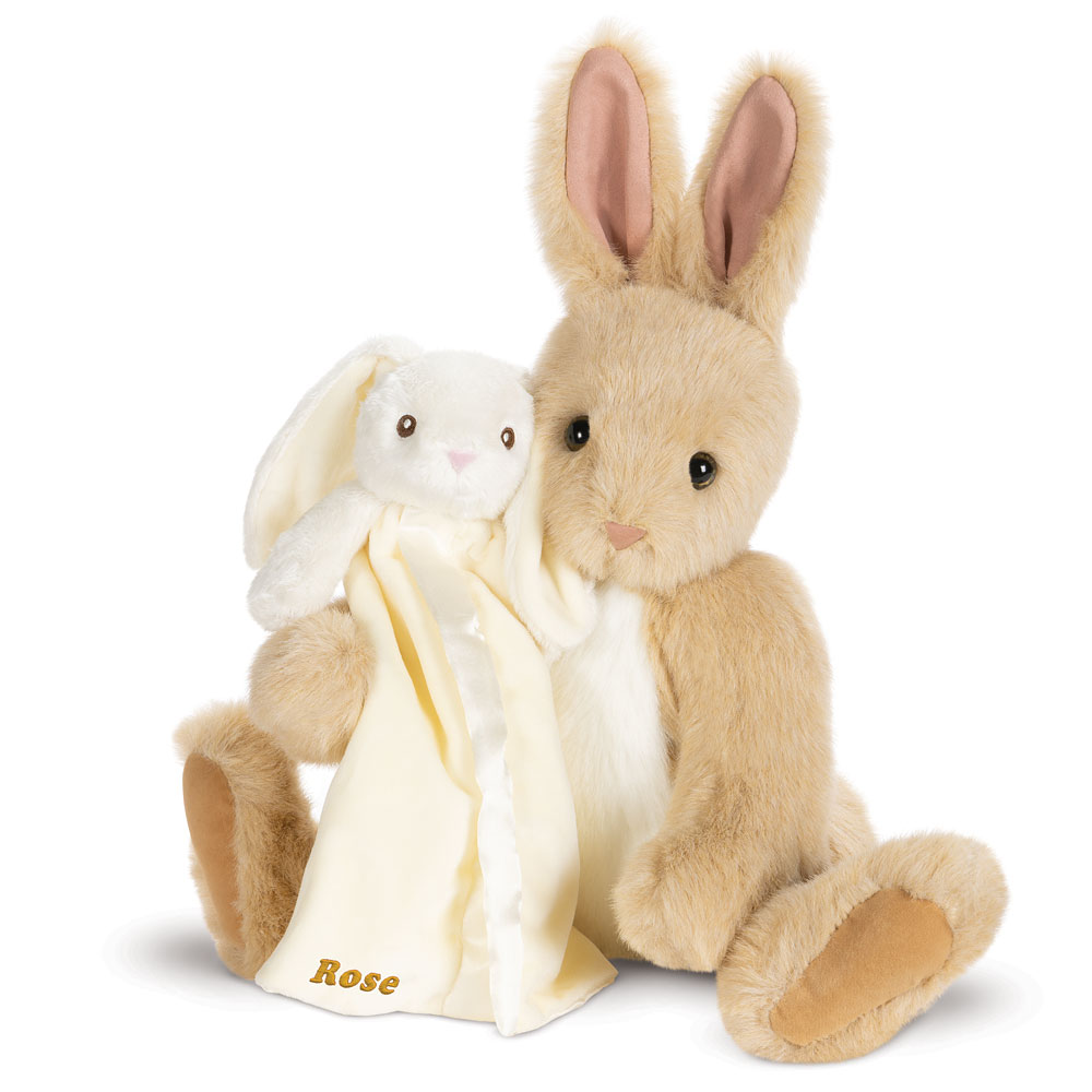 16 In. Bunny Rabbit Cuddle Buddies Gift Set、mySite、g9winljtr