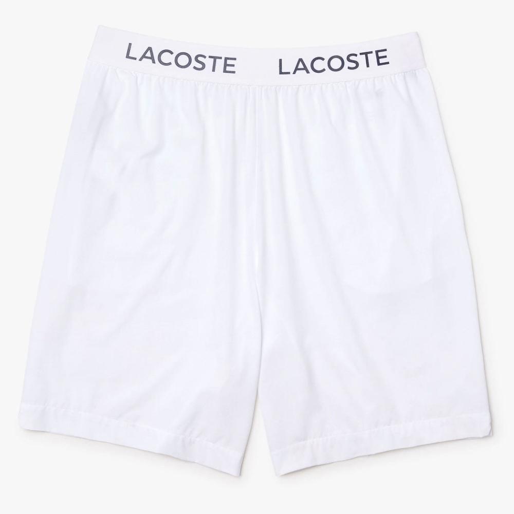Lacoste Men's Ultra Light Short (White/Navy Blue)