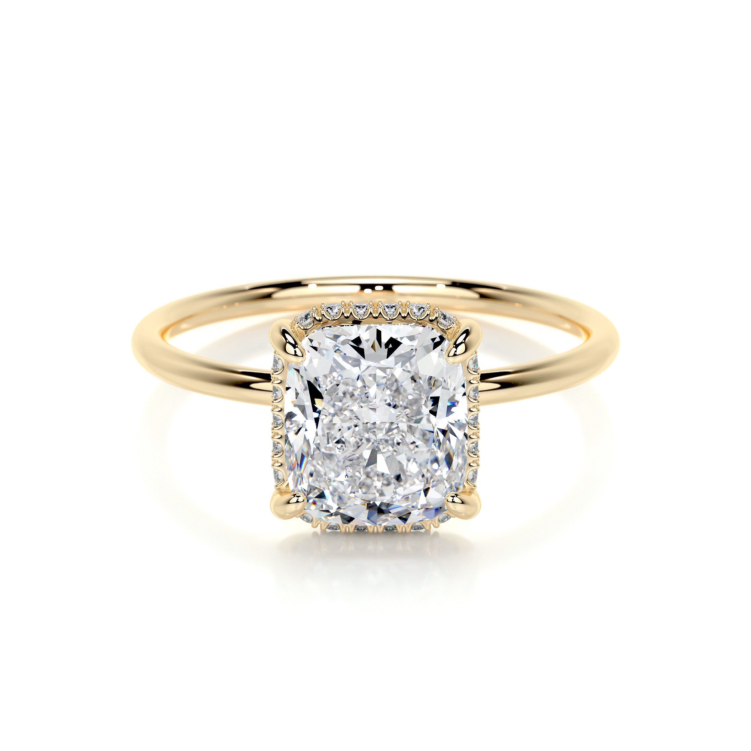 Priscilla Lab Grown Diamond Ring -18K Yellow Gold、mySite、hinf8tx79