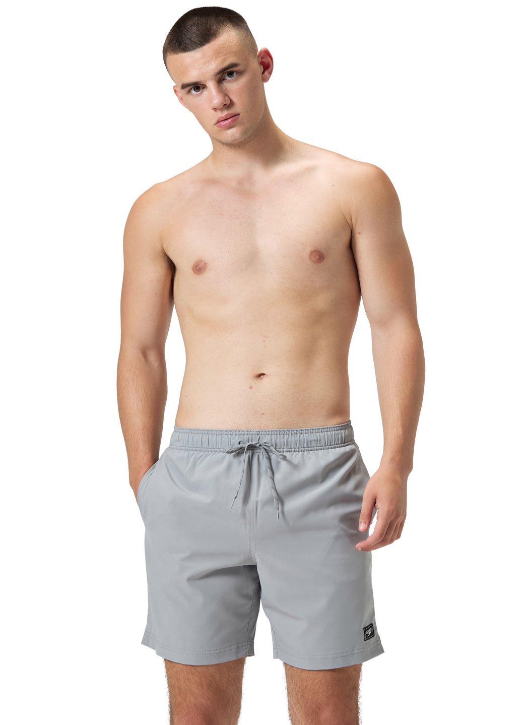 Speedo Men's Solid Redondo 18 Volley Swim Trunks、mySite、noshort