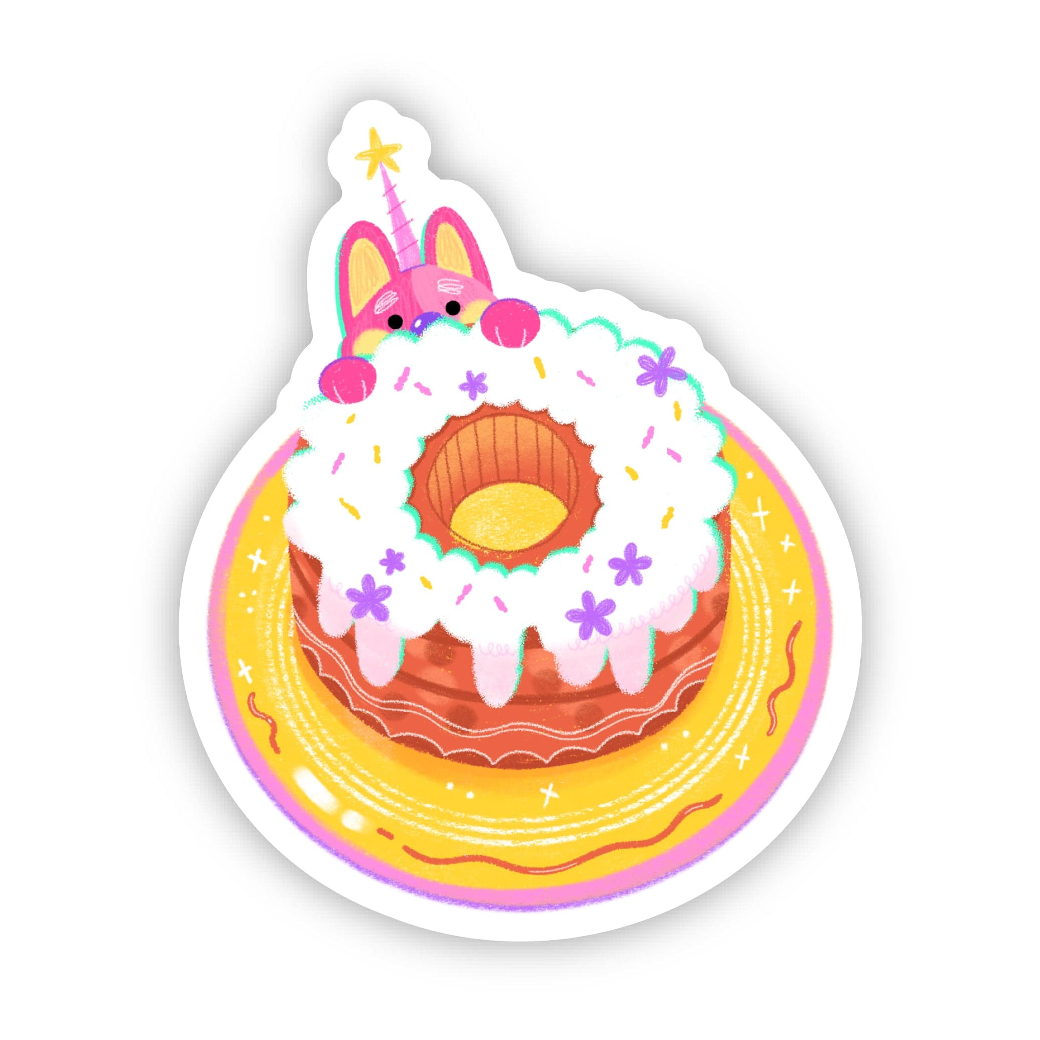  Sweet Cake Party Sticker、mySite、ghnorth