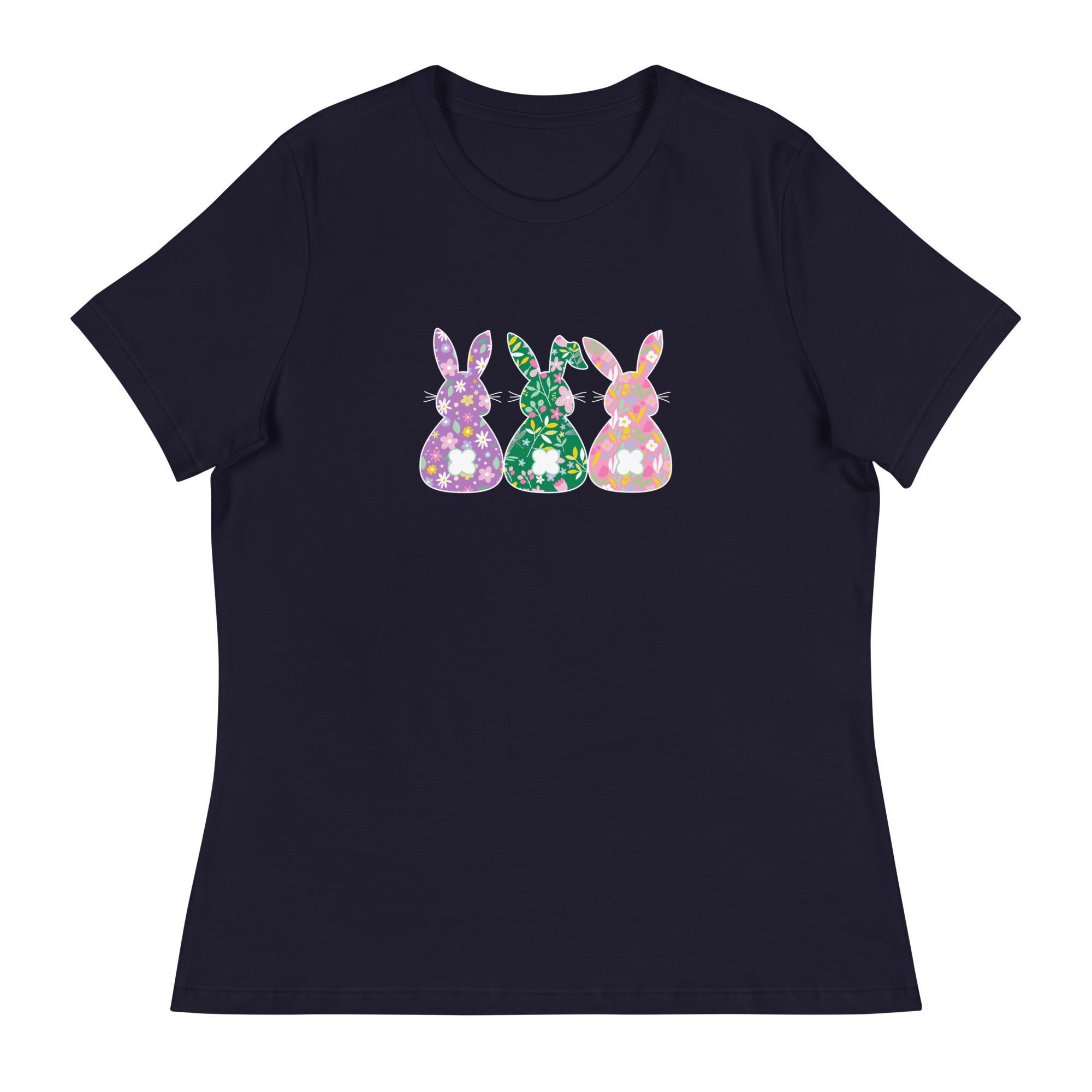 Whimsical Bunnies Women's Relaxed T-Shirt、mySite、camillekostekn