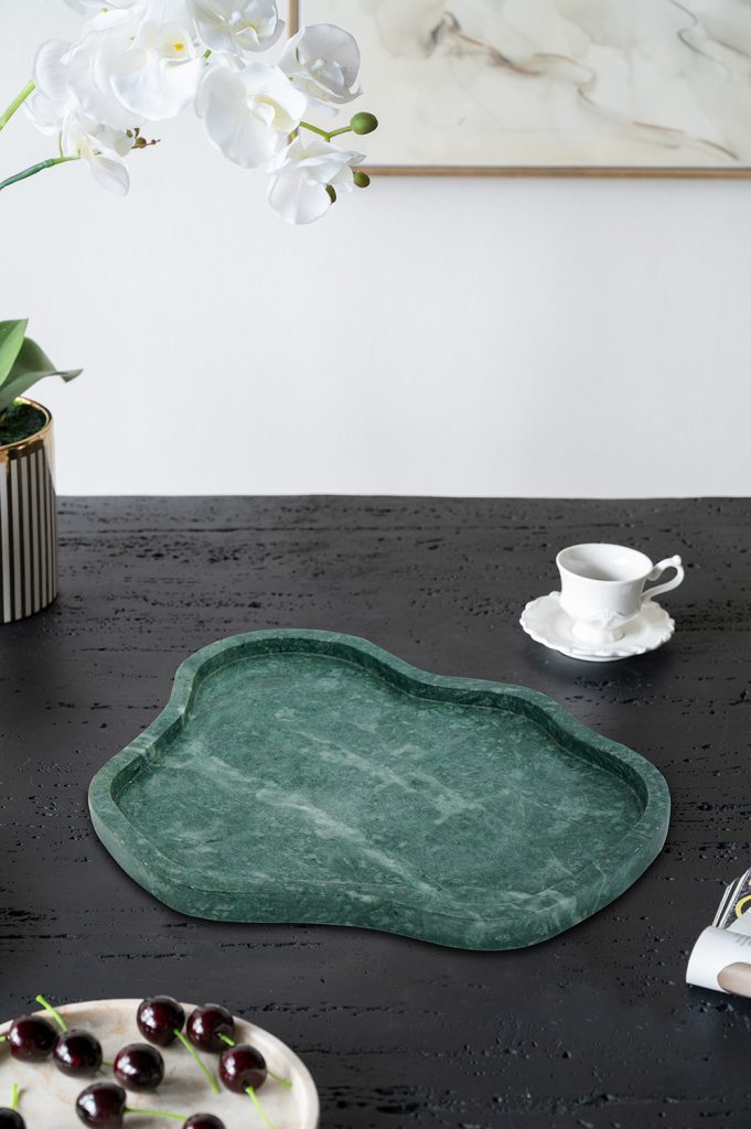 Decorative Teal Marble Tray、mySite、elrpsem3k