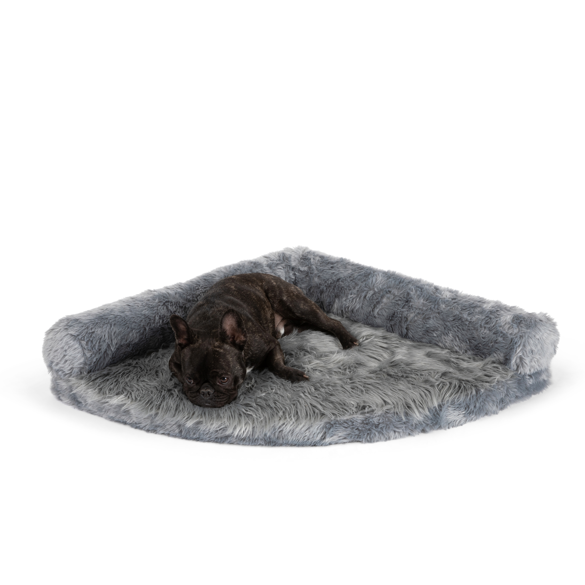 PupRug™ Memory Foam Corner Dog Bed - Charcoal Grey、mySite、solidvoid