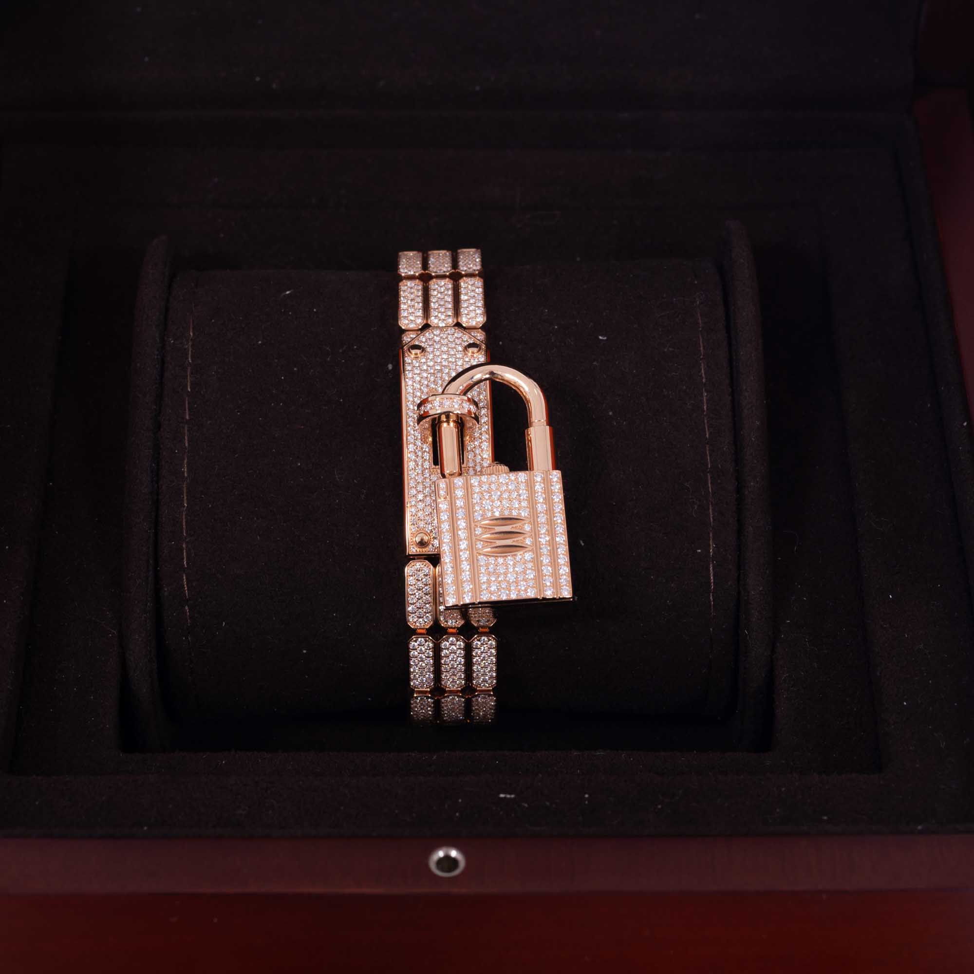 Extraordinary Full Diamond Hermès Kelly Watch 3 Piece Set、mySite、garminoutage.com