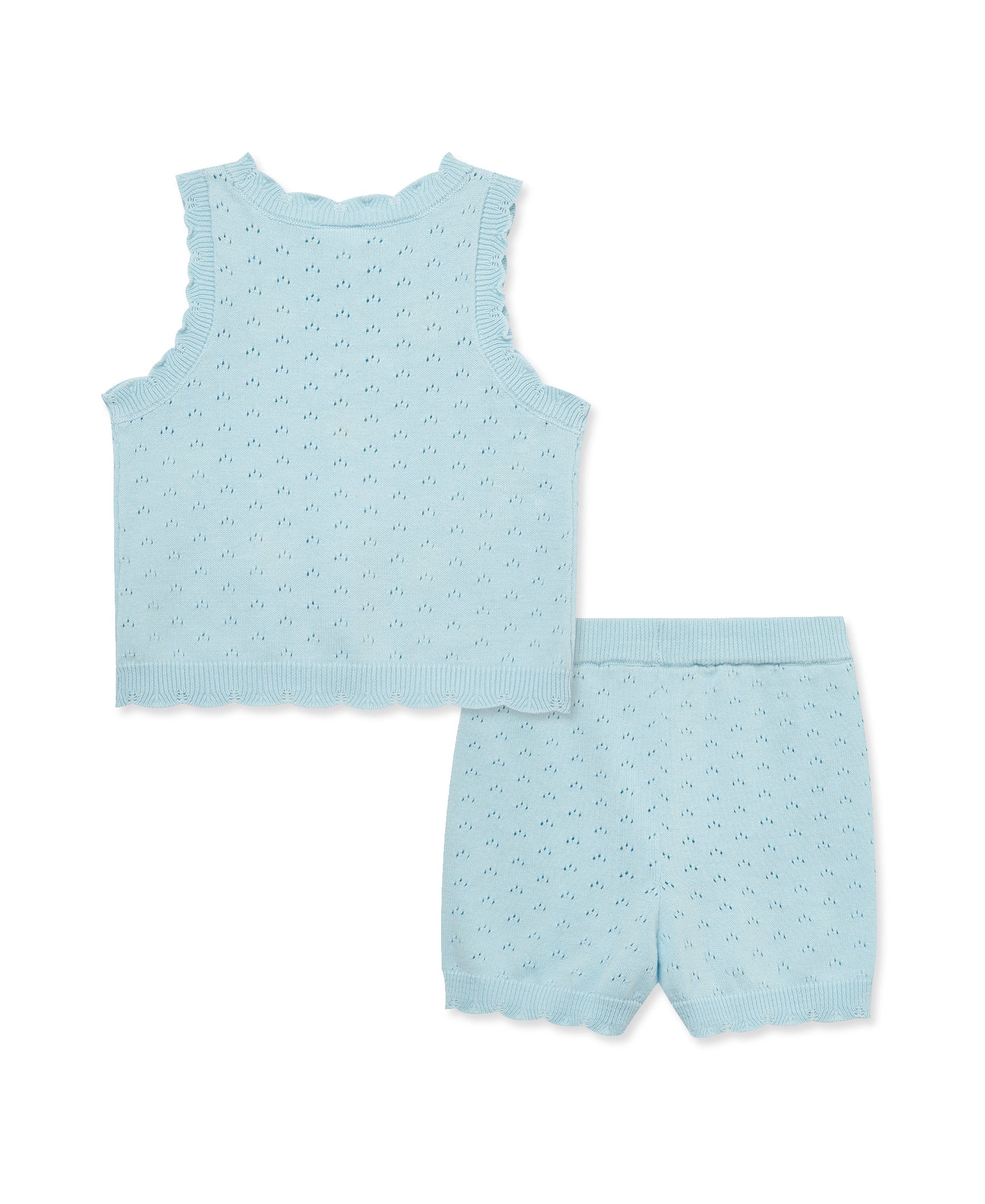  Daisy Pointelle Knit Short Set (2T-4T)、mySite、layawaytickets