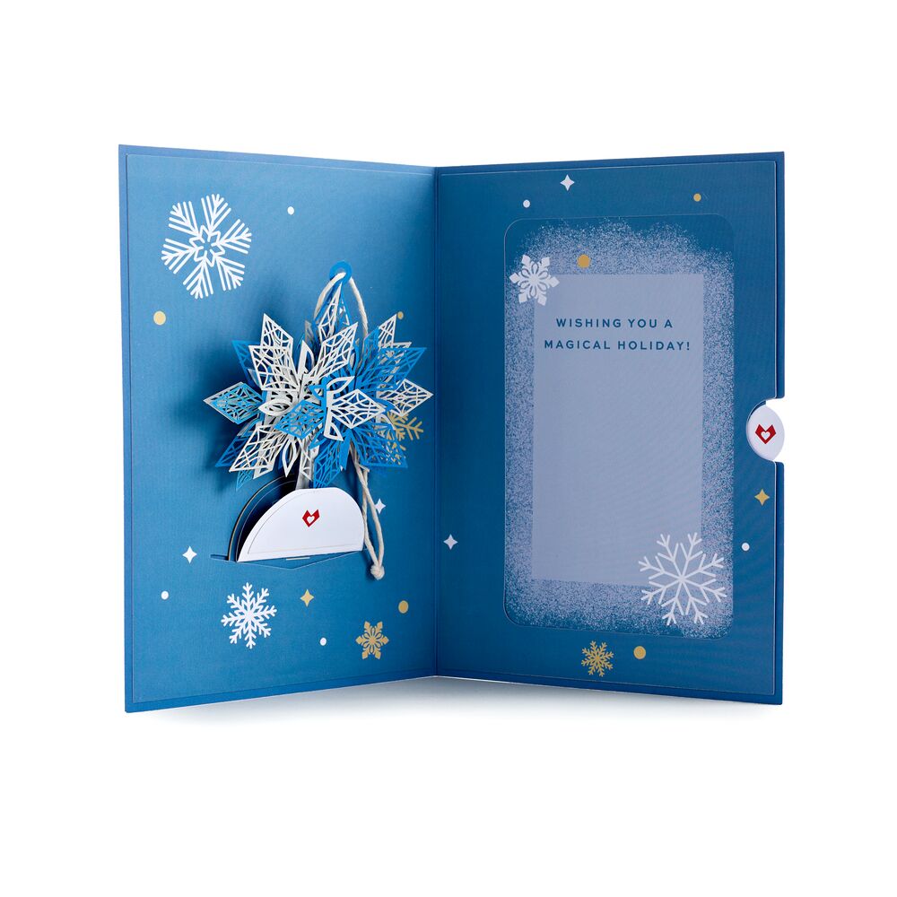 Snowflake Card with Ornament、mySite、solidvoid