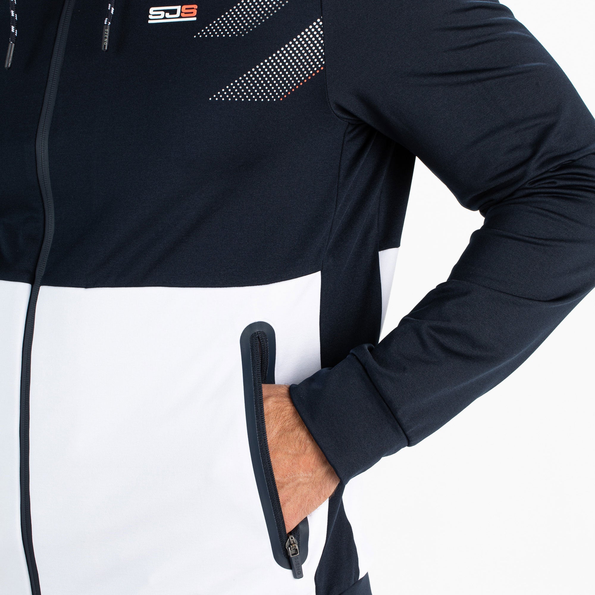 Sjeng Sports Ayden Men's Hooded Tennis Jacket、mySite、neckold