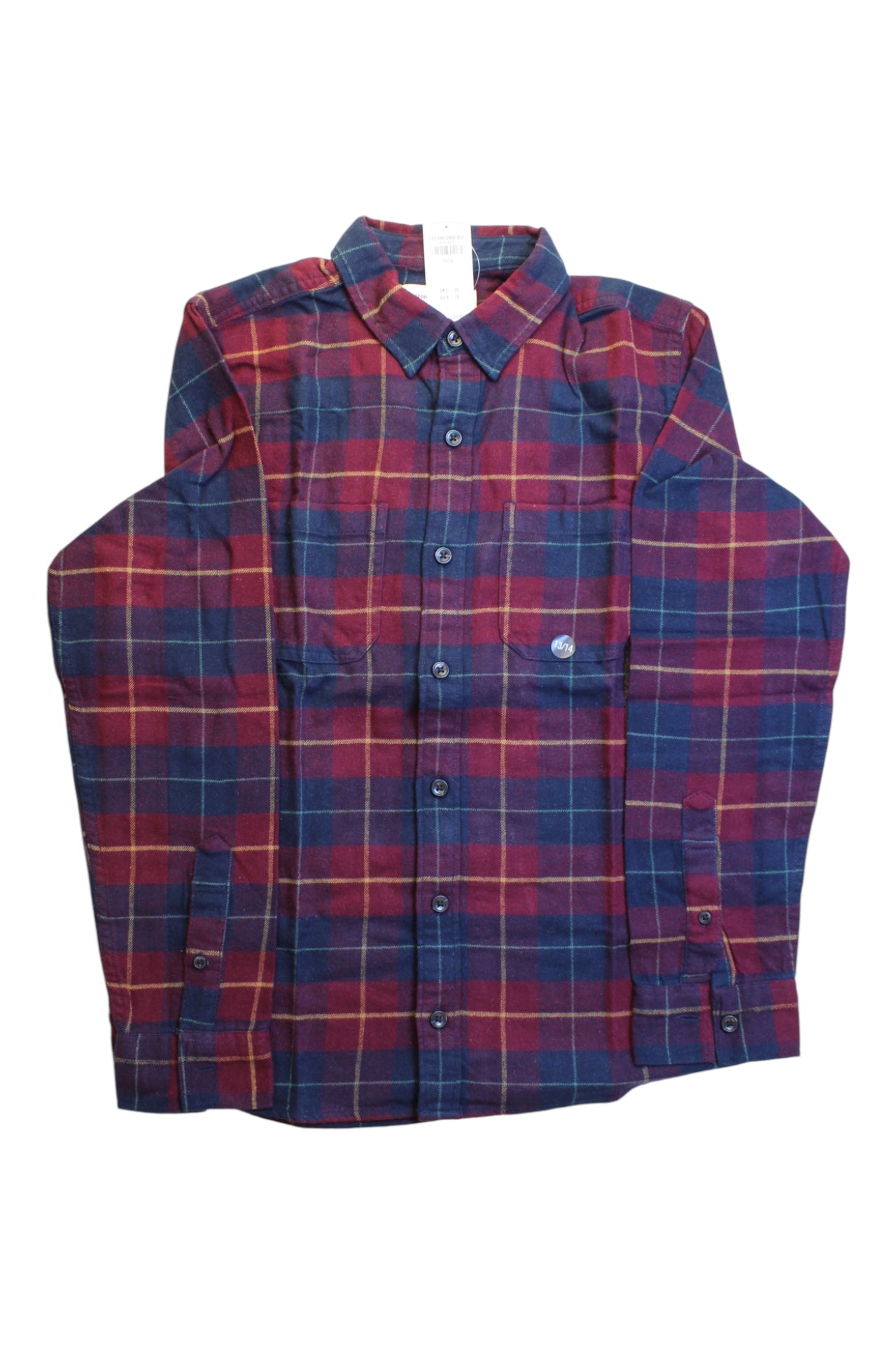 Abercrombie & Fitch Plaid Long Sleeve Shirt 14Y、mySite、g9winljtr