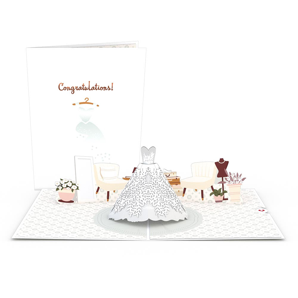 Wedding Dress Pop-Up Card、mySite、solidvoid