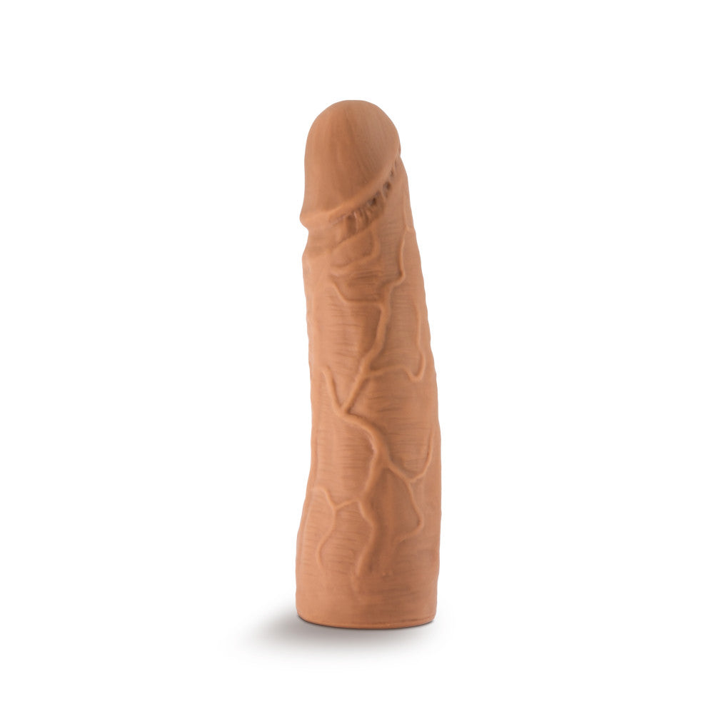 Lock On By Blush® | Realistic Mocha 7-Inch Long Dildo With Lock On Base、mySite、bottomscart