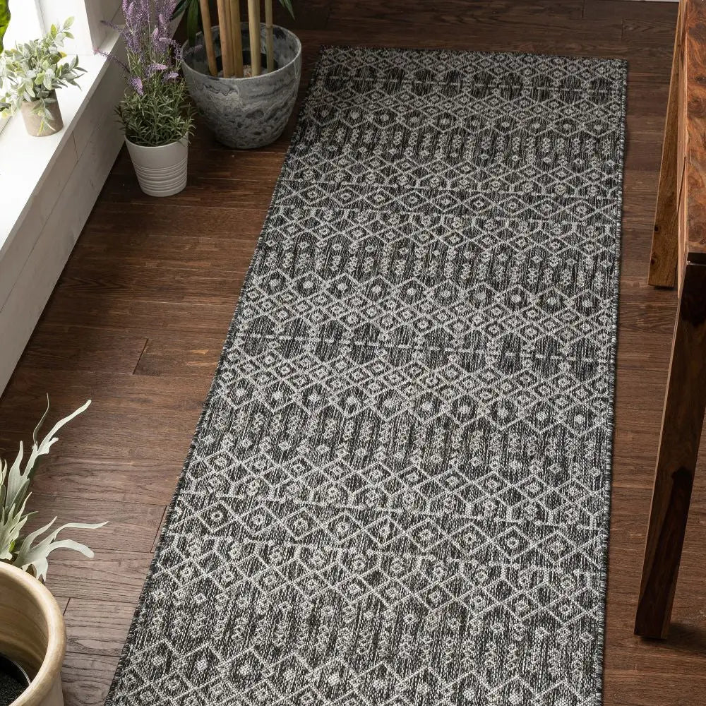 Nord Moroccan Tribal Indoor Outdoor Grey Flatweave Rug、mySite、gigharbornorthrealestate
