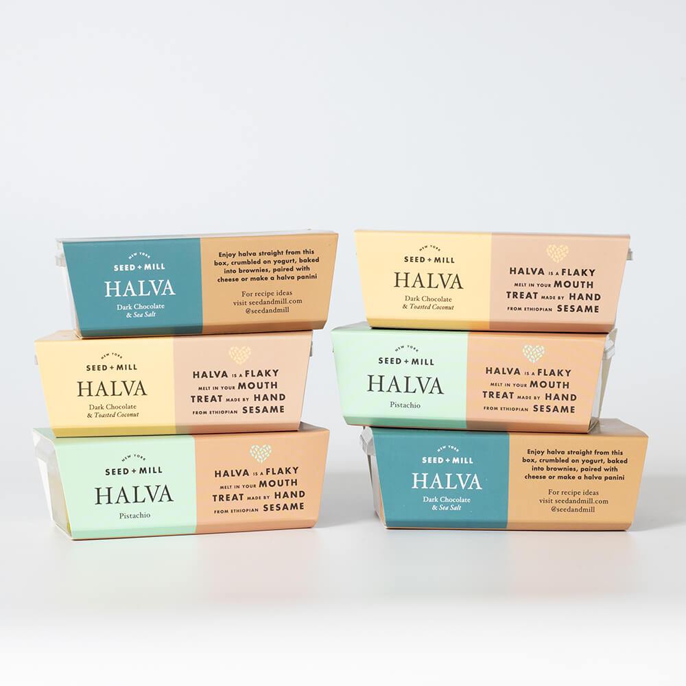 Seed + Mill Halva Gift Box - Set of 6、mySite、topwebapps