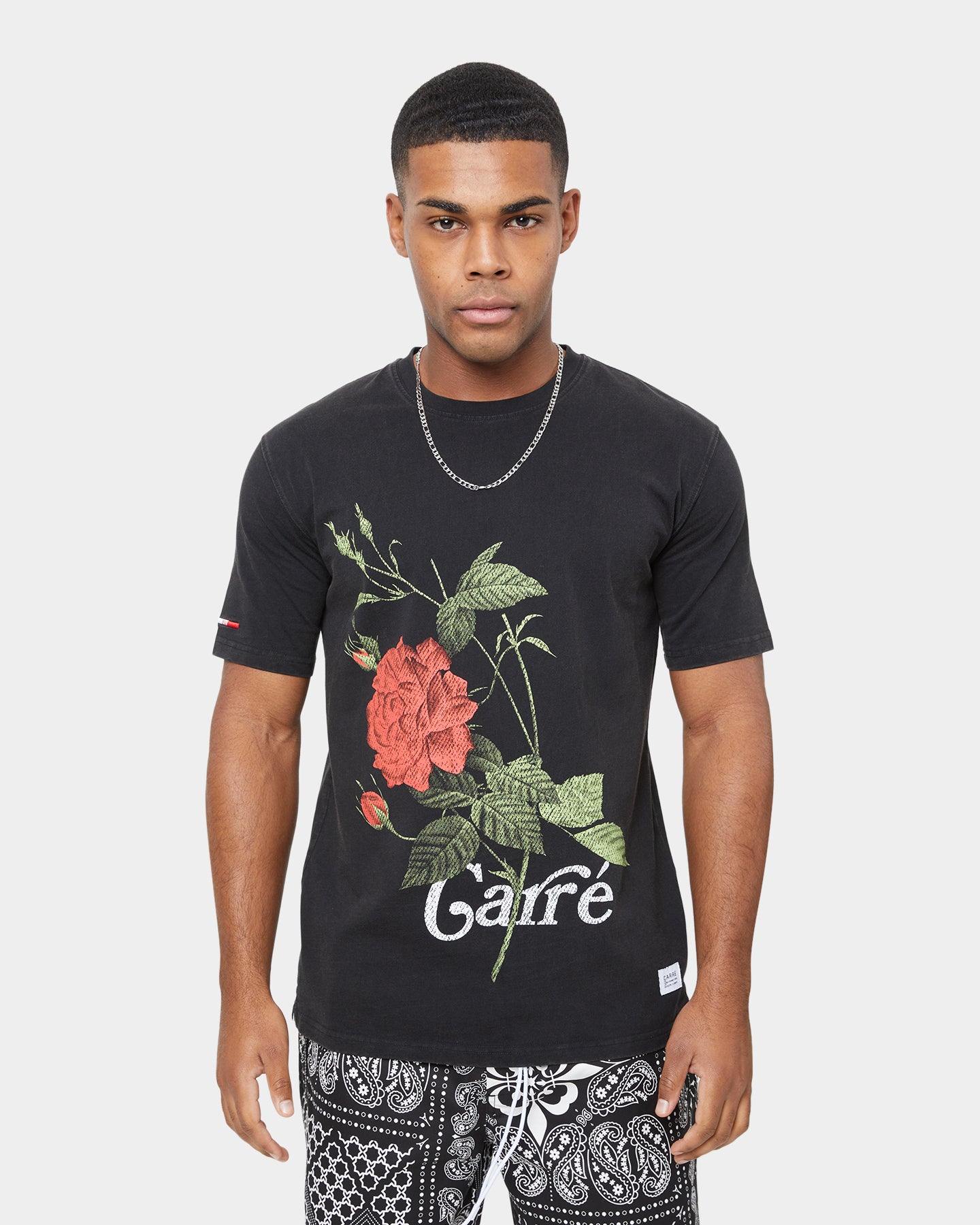 Carre Ament Vintage Classic Short Sleeve T-Shirt Washed Black、mySite、zt4zffjzw