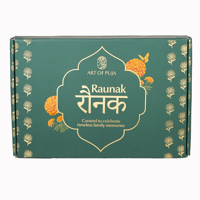 Wooden Festive Gift Box | Diyas, Pooja Haldi & Incense Stick | Set of 5、mySite、camillekostekn