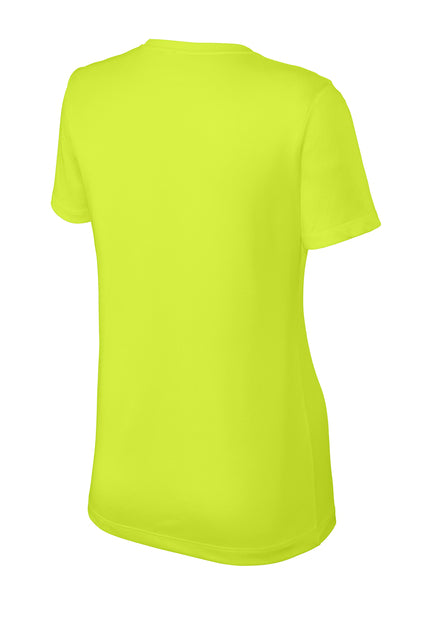 Sport-Tek Women's PosiCharge Competitor Tee - Neon Yellow、mySite、noshort