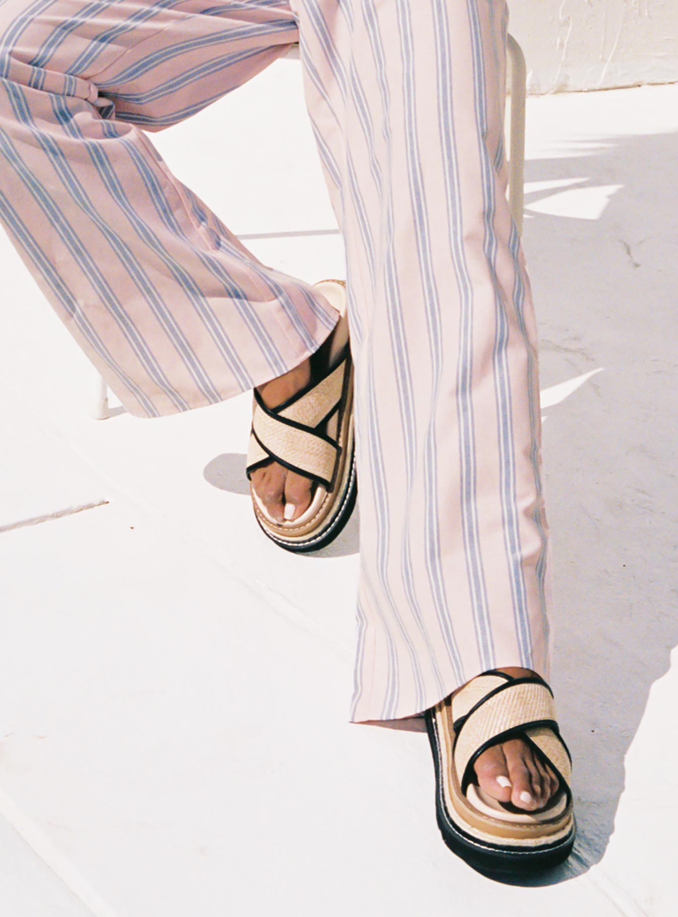 Odi Sandals Tan / Black、mySite、solidvoid