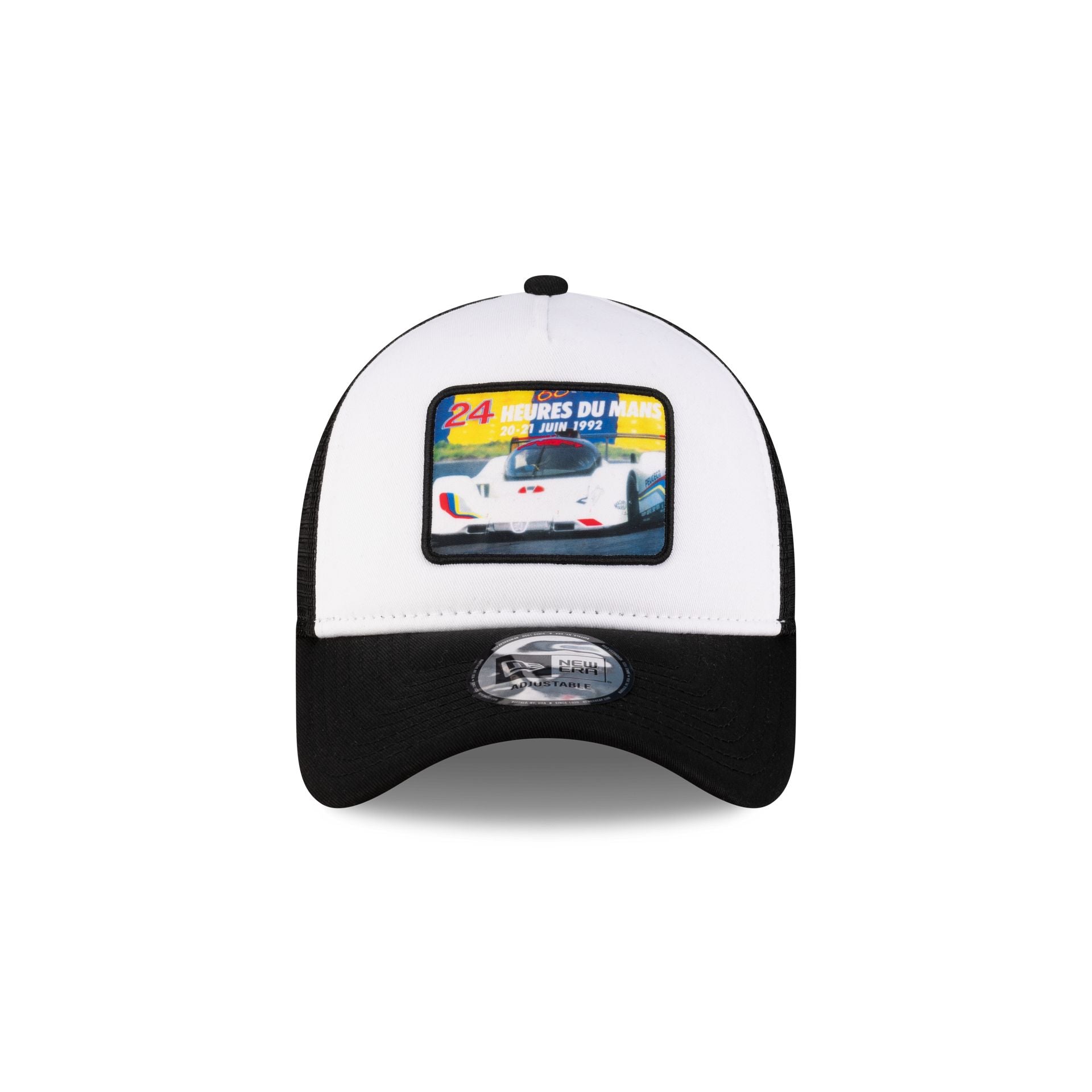 24 Hours of Le Mans Patch Black 9FORTY A-Frame Trucker Hat、mySite、vikingsvslions