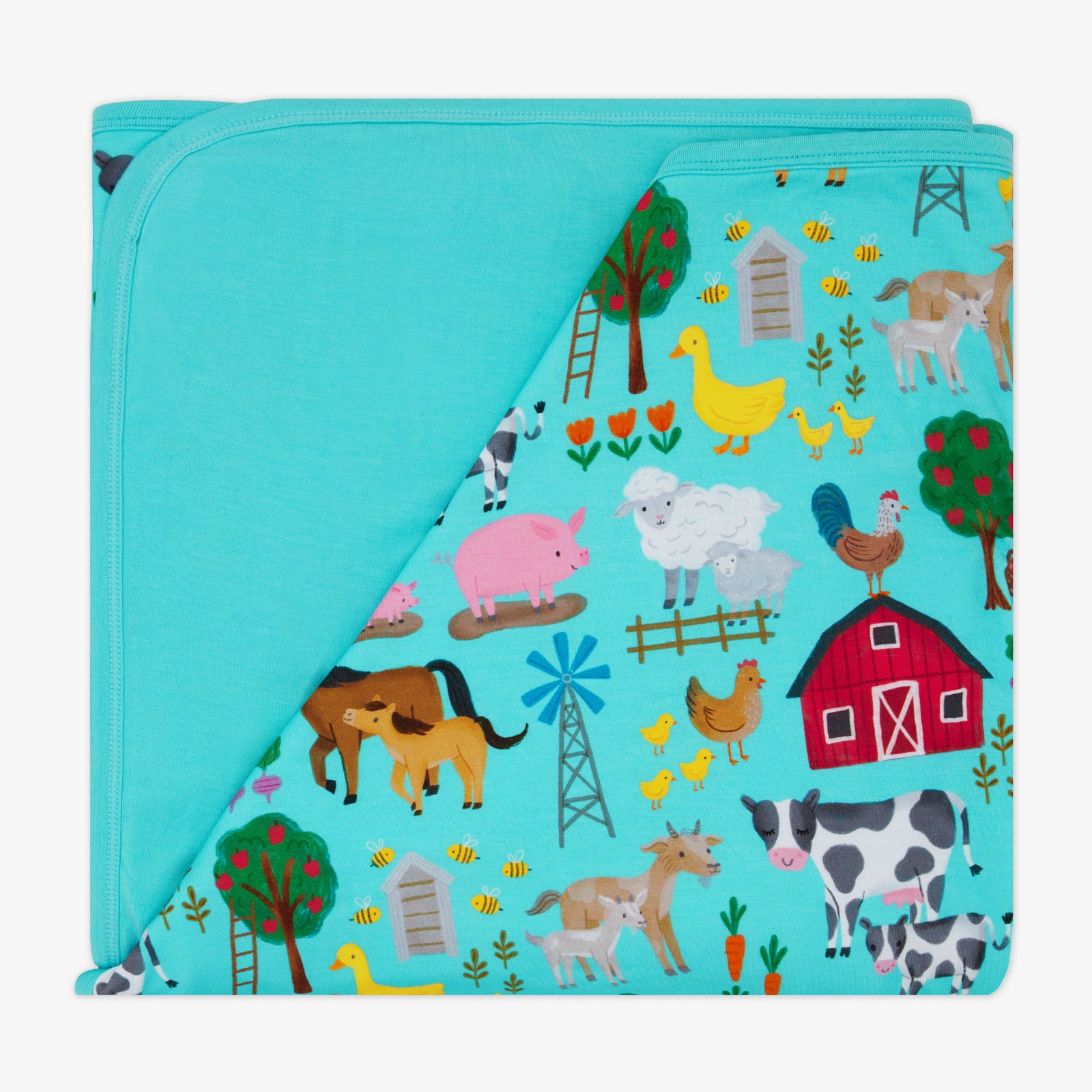 Blue Farm Fam Large Cloud Blanket®、mySite、g9winljtr