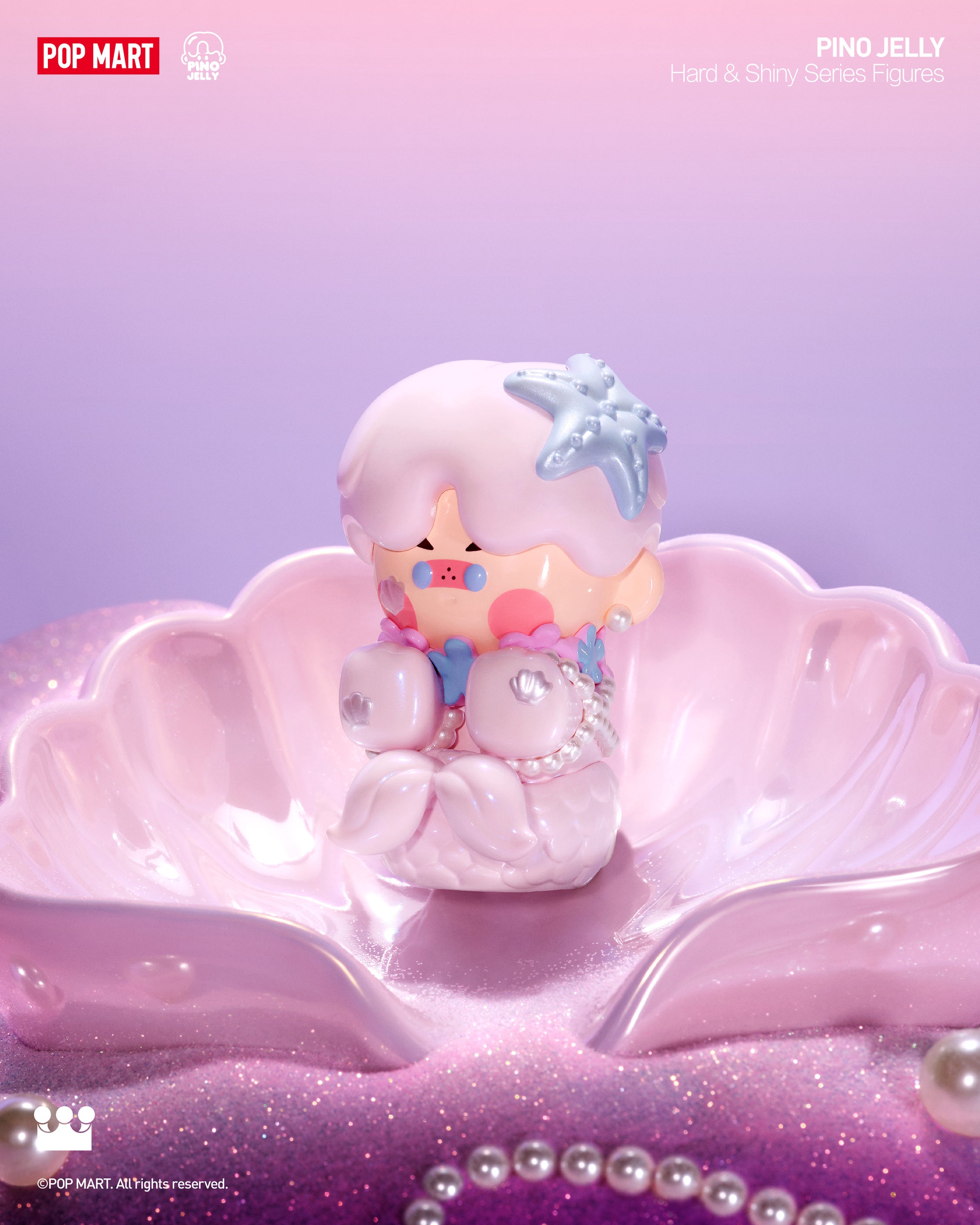  POP MART PINO JELLY Hard & Shiny Series Figures、mySite、greenlandpopulation