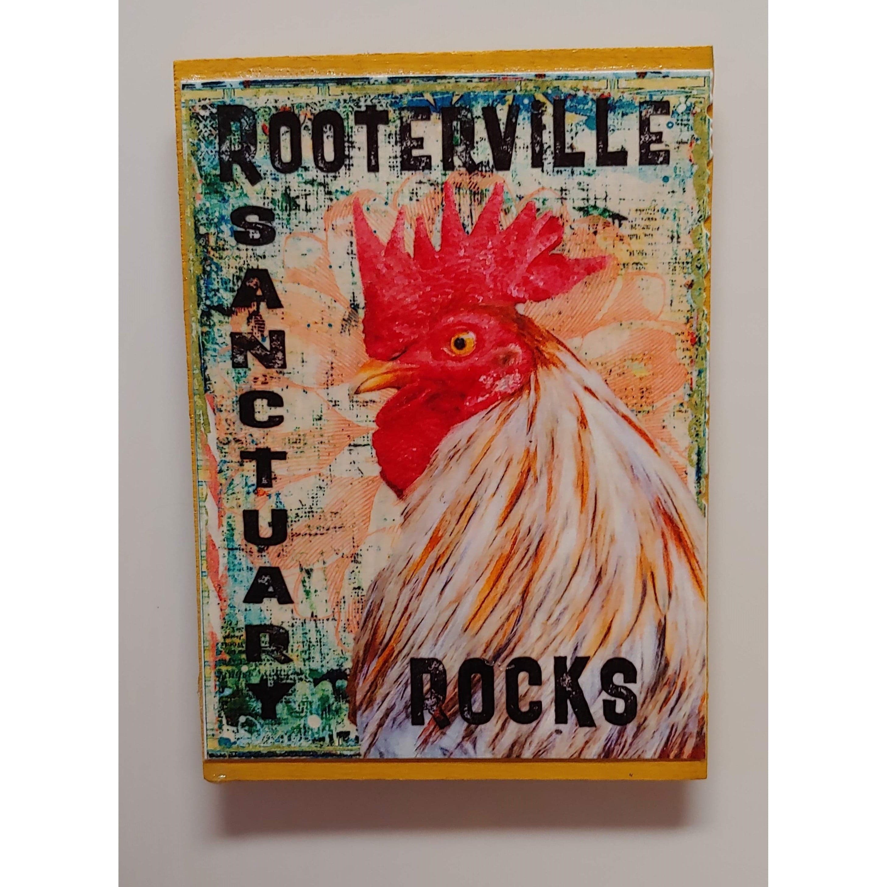 Farm Animal Magnets: Handmade Rooterville Animals on Magnets Rooster, Cow, Piggy *、mySite、g9winljtr