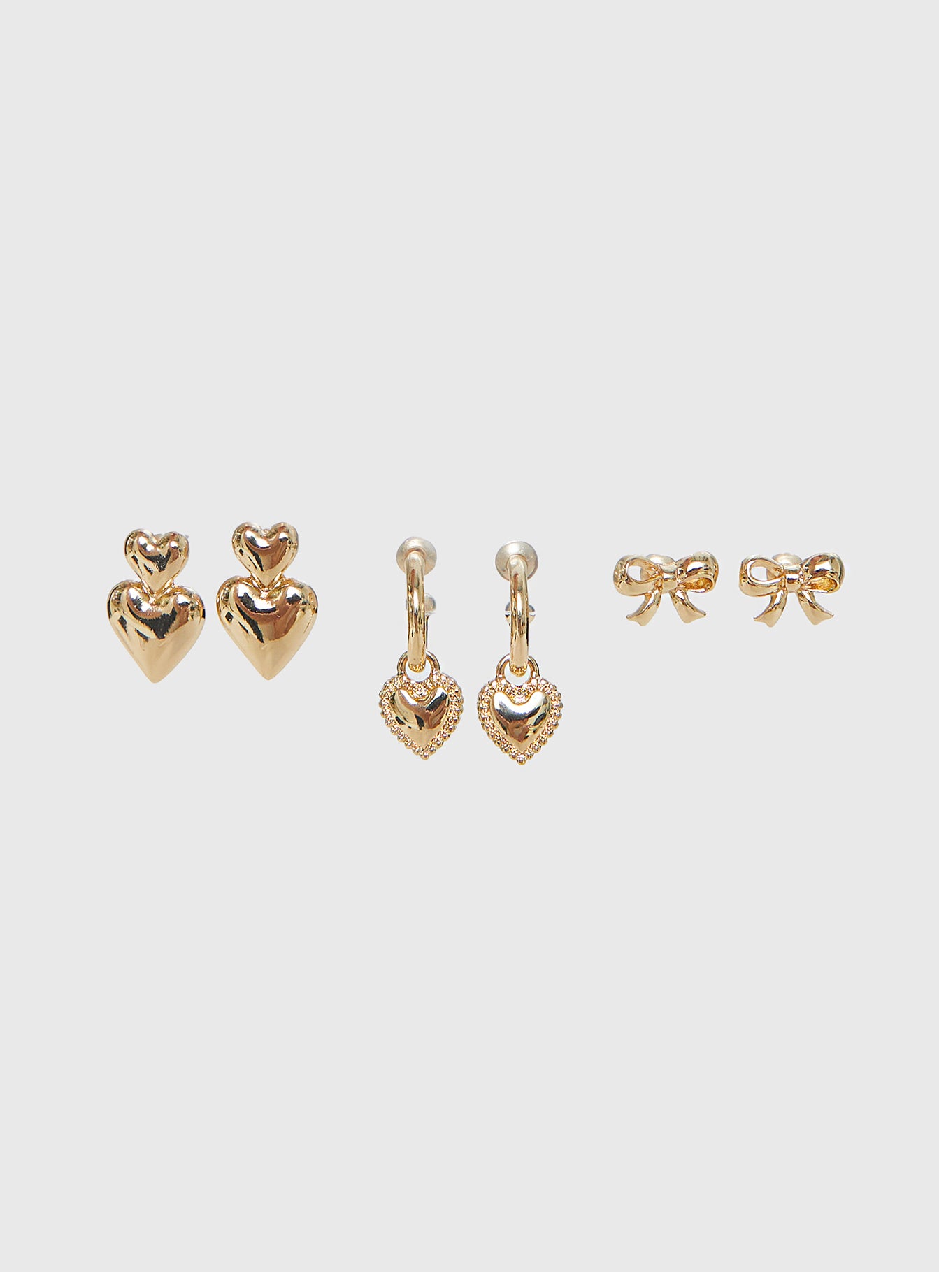 Stick With Me Earring Pack Gold、mySite、solidvoid