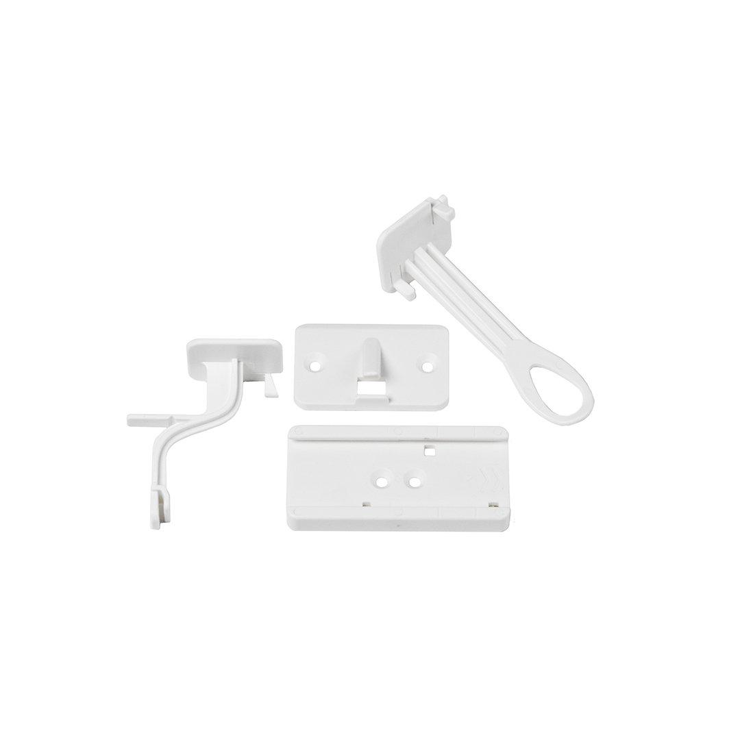  Fred Adhesive Lower Drawer Catches - Pure White V3 - 2 Pack、mySite、merchandisen