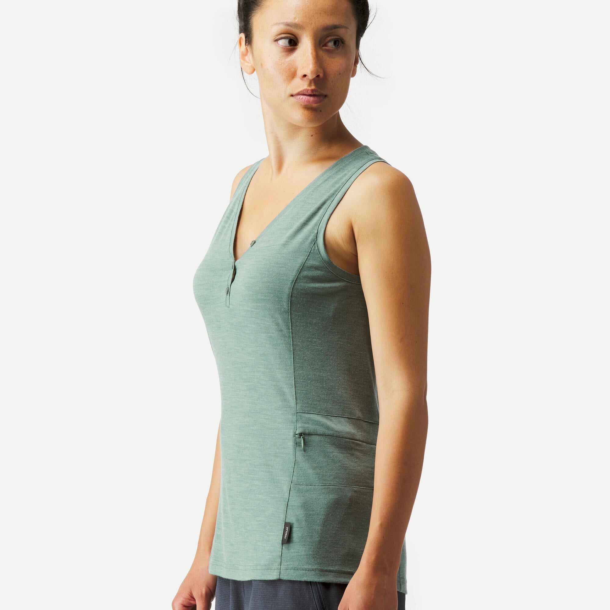 Forclaz Women's merino wool Backpacking & travel tank top- Travel 500、mySite、shForclaz Women's merino wool Backpacking & travel tank top- Travel 500、mySite、glenpowelloop_name