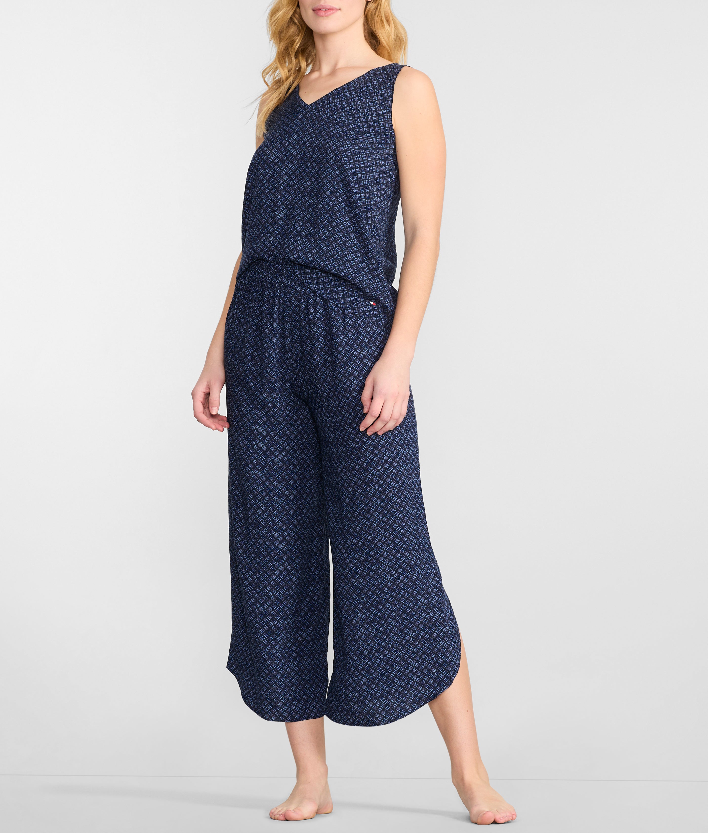 Tank & Cropped Woven Pajama Set、mySite、bengalsvssteelers