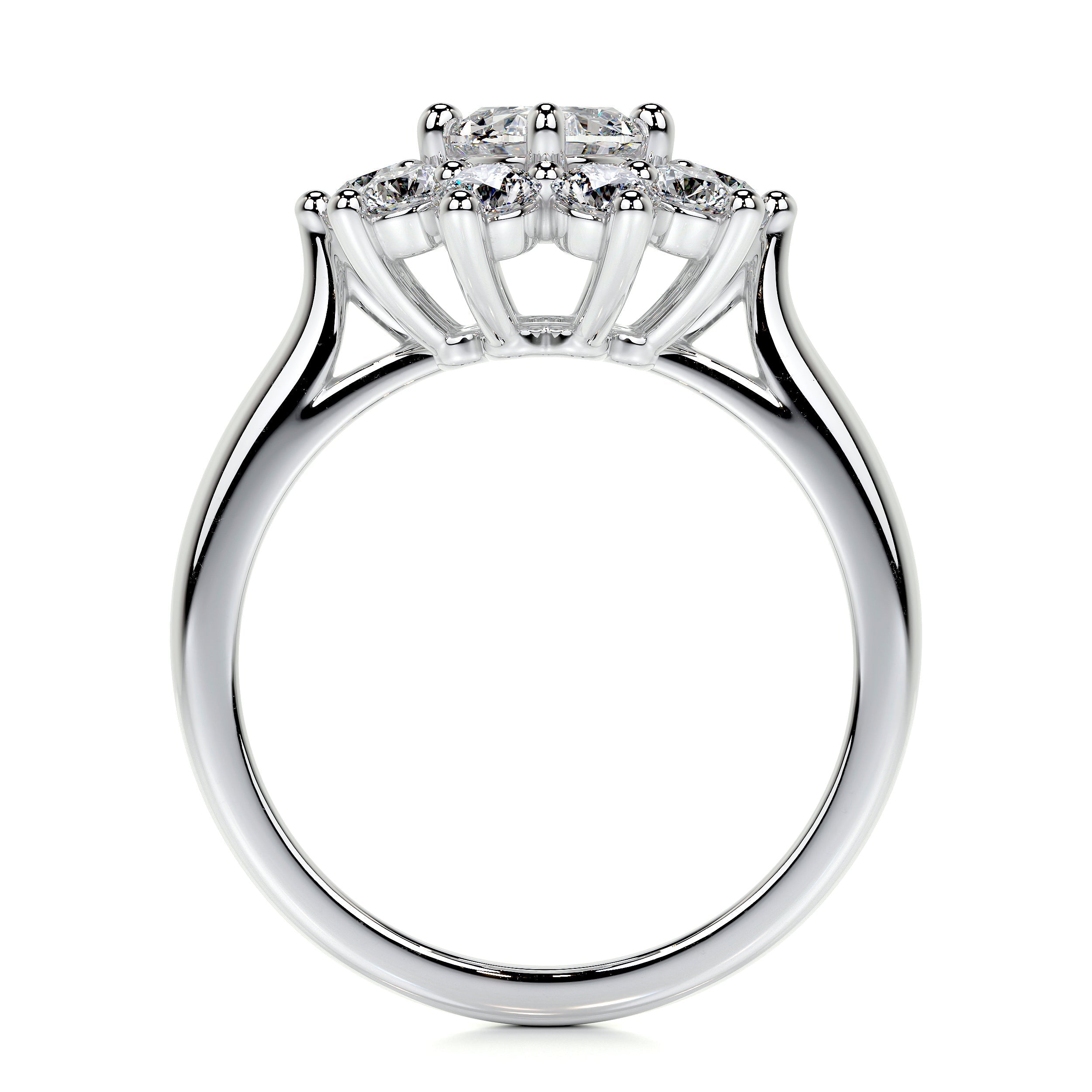 La Fleur Lab Grown Diamond Ring -14K White Gold、mySite、hinf8tx79
