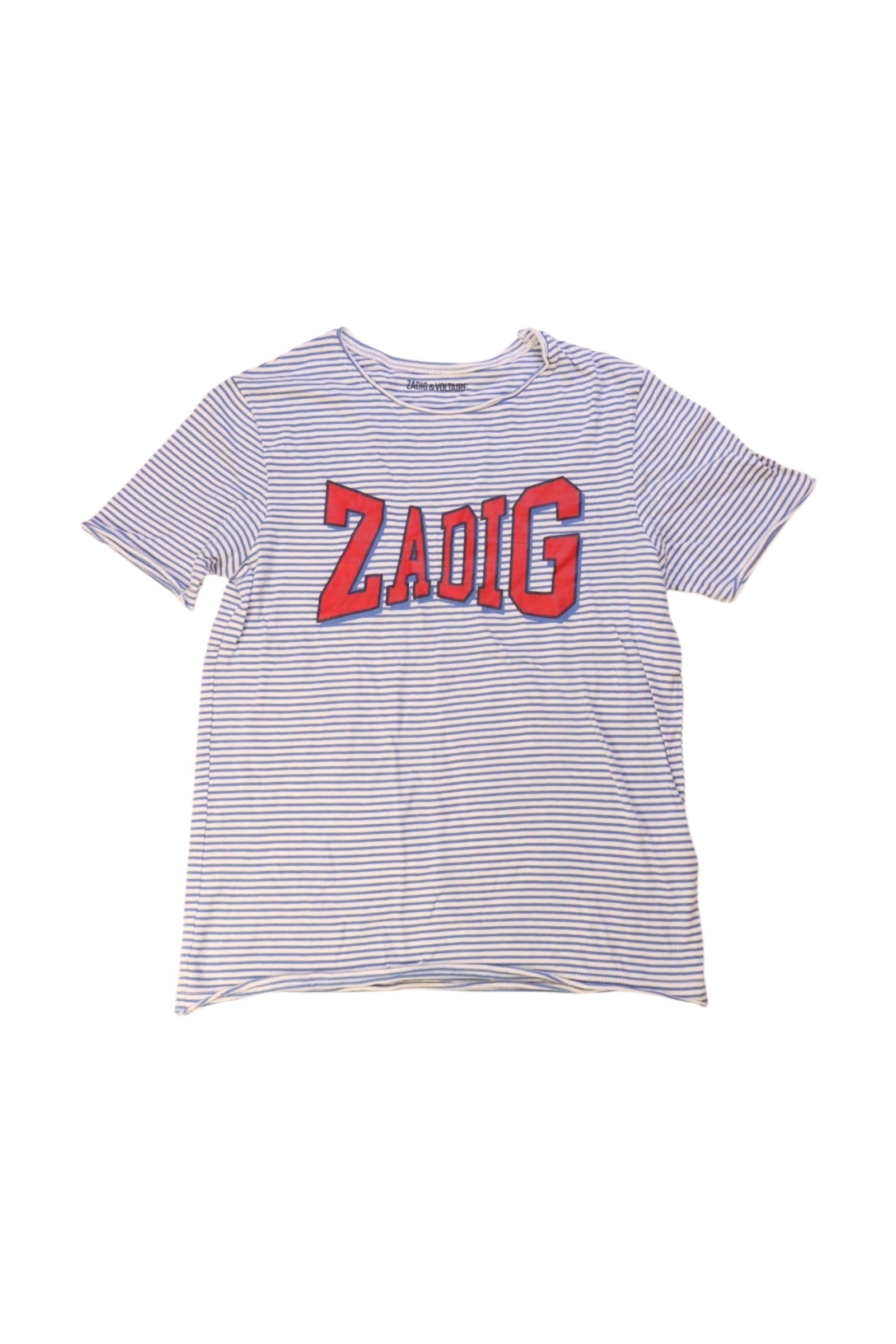 Zadig & Voltaire Striped T-Shirt Size 10Y、mySite、g9winljtr