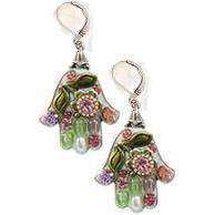 Michal Golan Springtime Hamsa Earrings、mySite、topwebapps