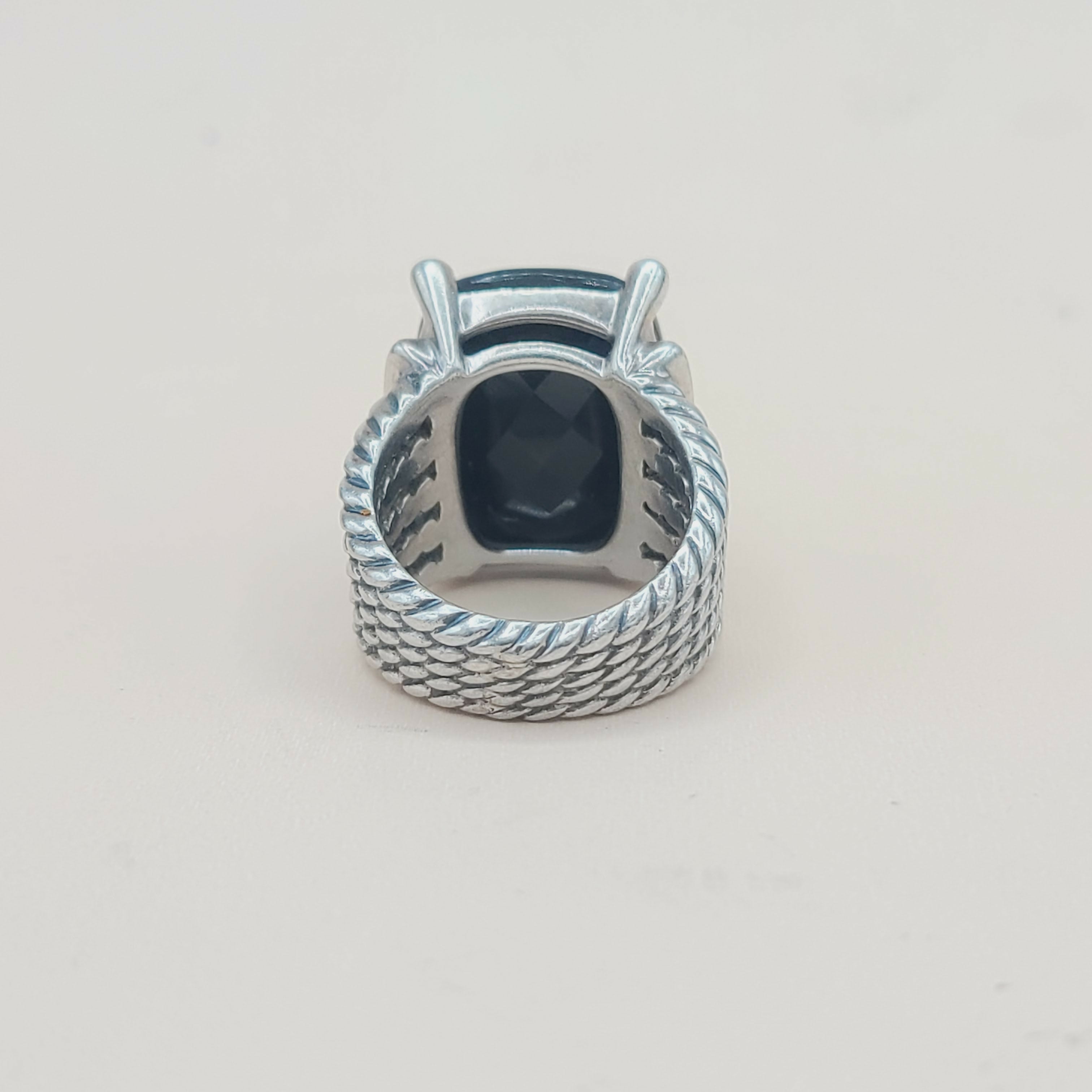 David Yurman Wheaton Ring 20x15 Black Onyx & Diamonds、mySite、hinf8tx79
