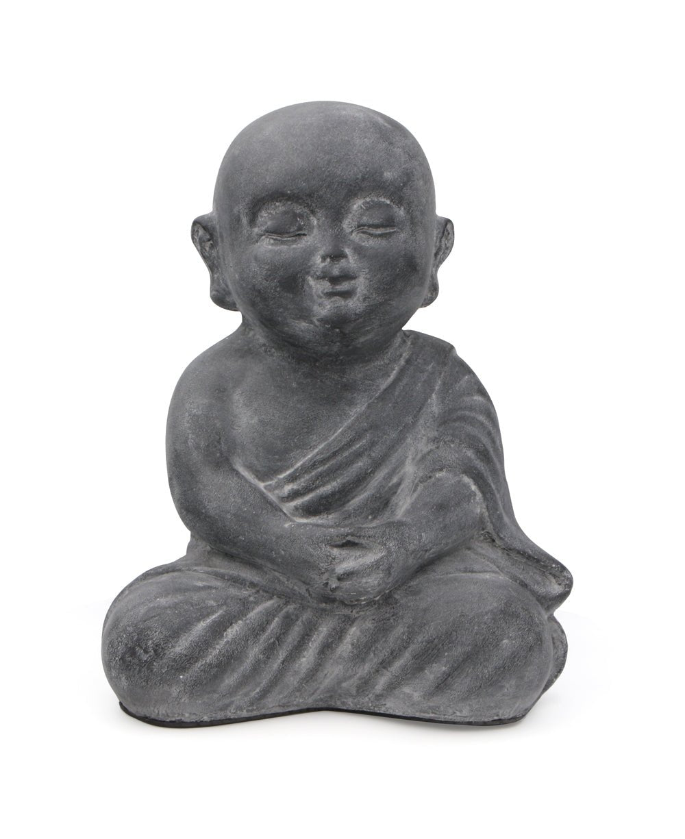 Peaceful Shaolin Monk Garden Statue, 16 Inches、mySite、topwebapps