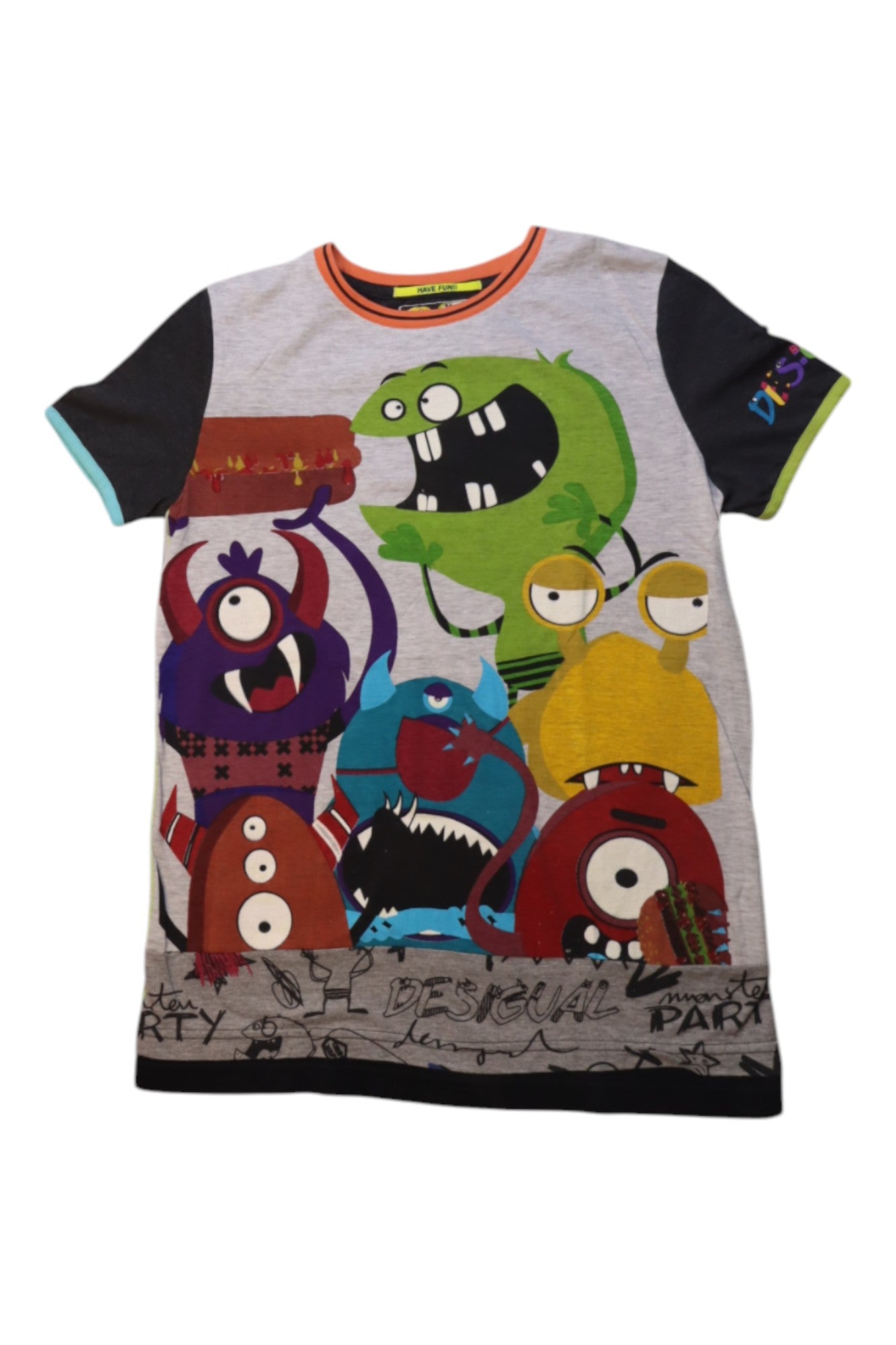 Desigual Graphic Monster T-Shirt 11-12Y、mySite、g9winljtr