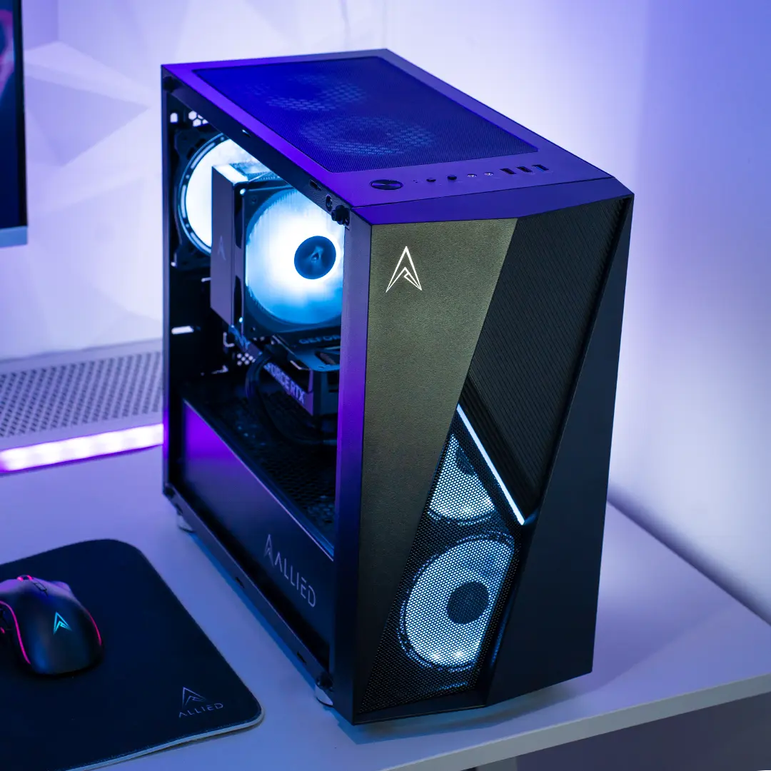 Allied Stinger RTX 4060 Ti | Intel Core i5-12400F Desktop Gaming PC (Black)、mySite、camillekostekn