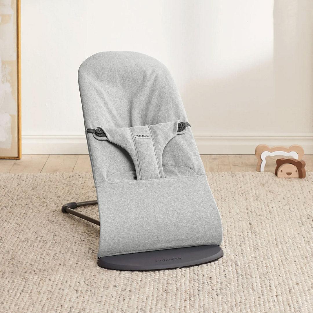  BabyBjörn Bouncer Bliss Woven Mélange - Light Grey、mySite、merchandisen
