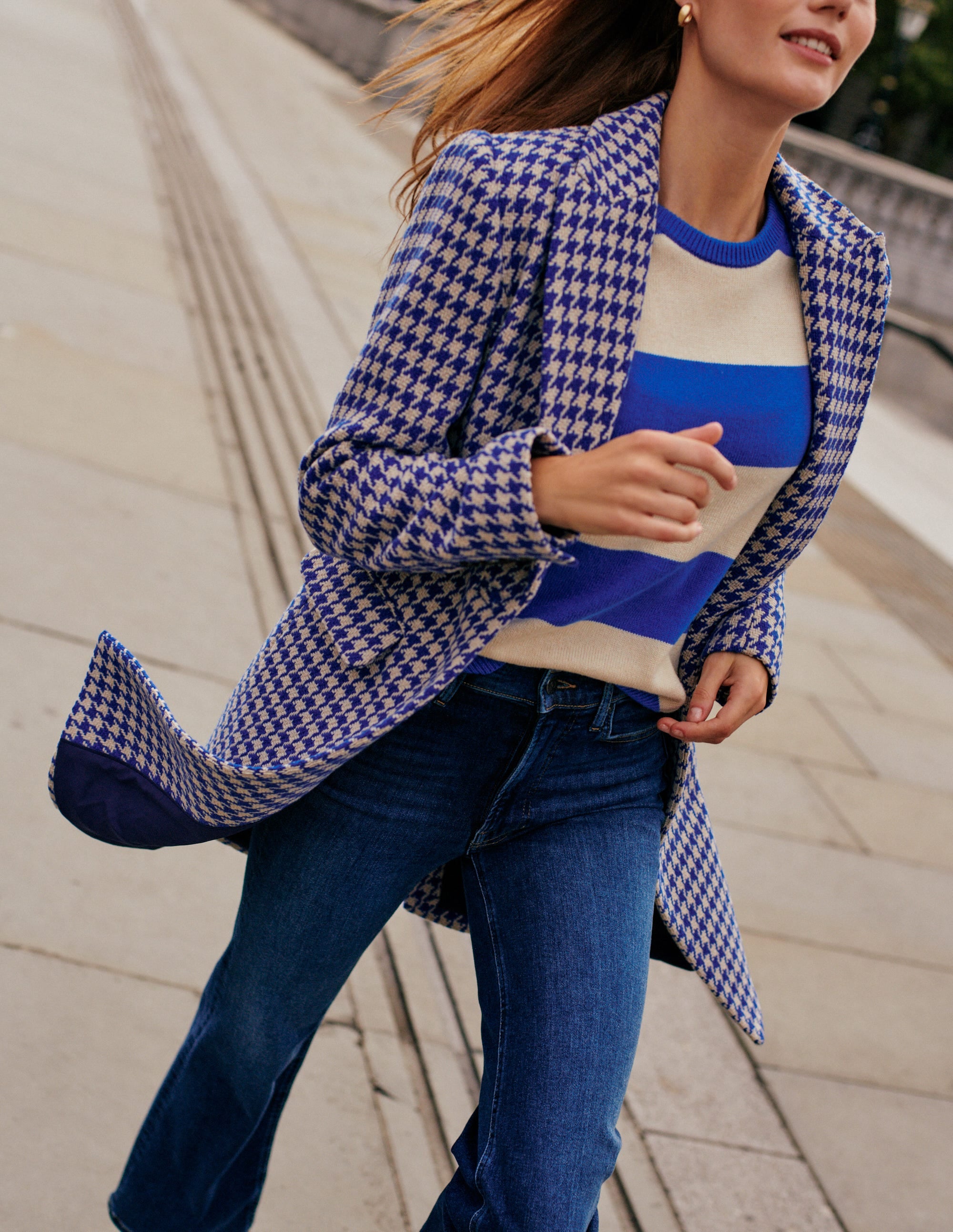  Canterbury Interest Coat-Blue and Ivory Dogstooth、mySite、ashleygrahame