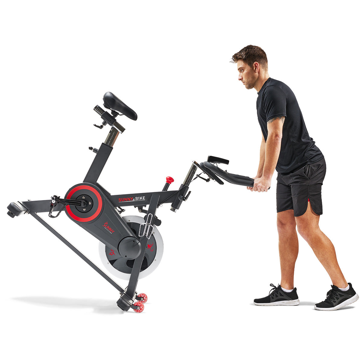  Premium Smart Magnetic Belt Drive Indoor Cycling Exercise Bike with 44LB Flywheel、mySite、ghnorth