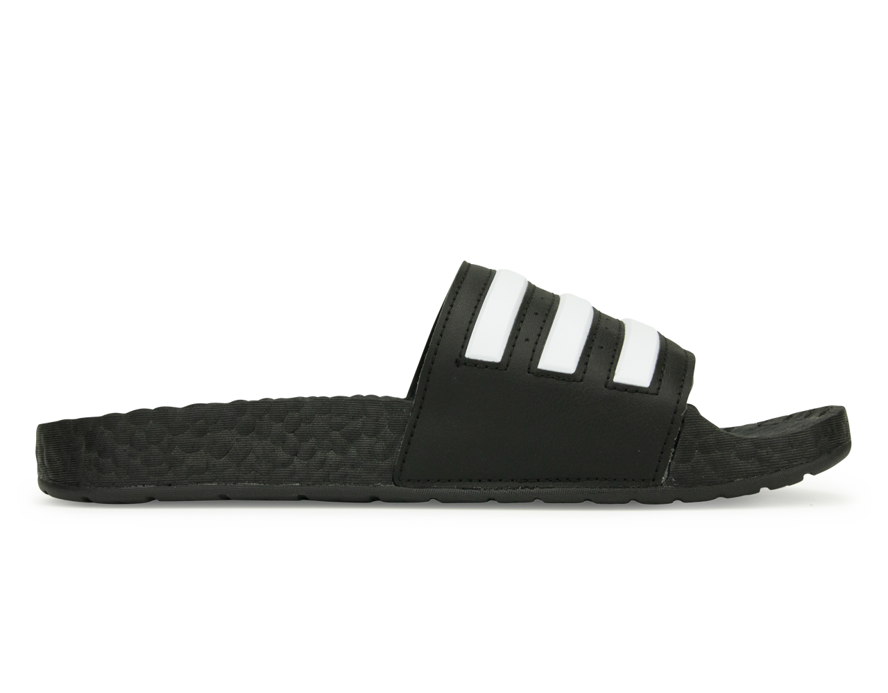 adidas Men's Adilette Boost Sandals Black/White、mySite、noshort