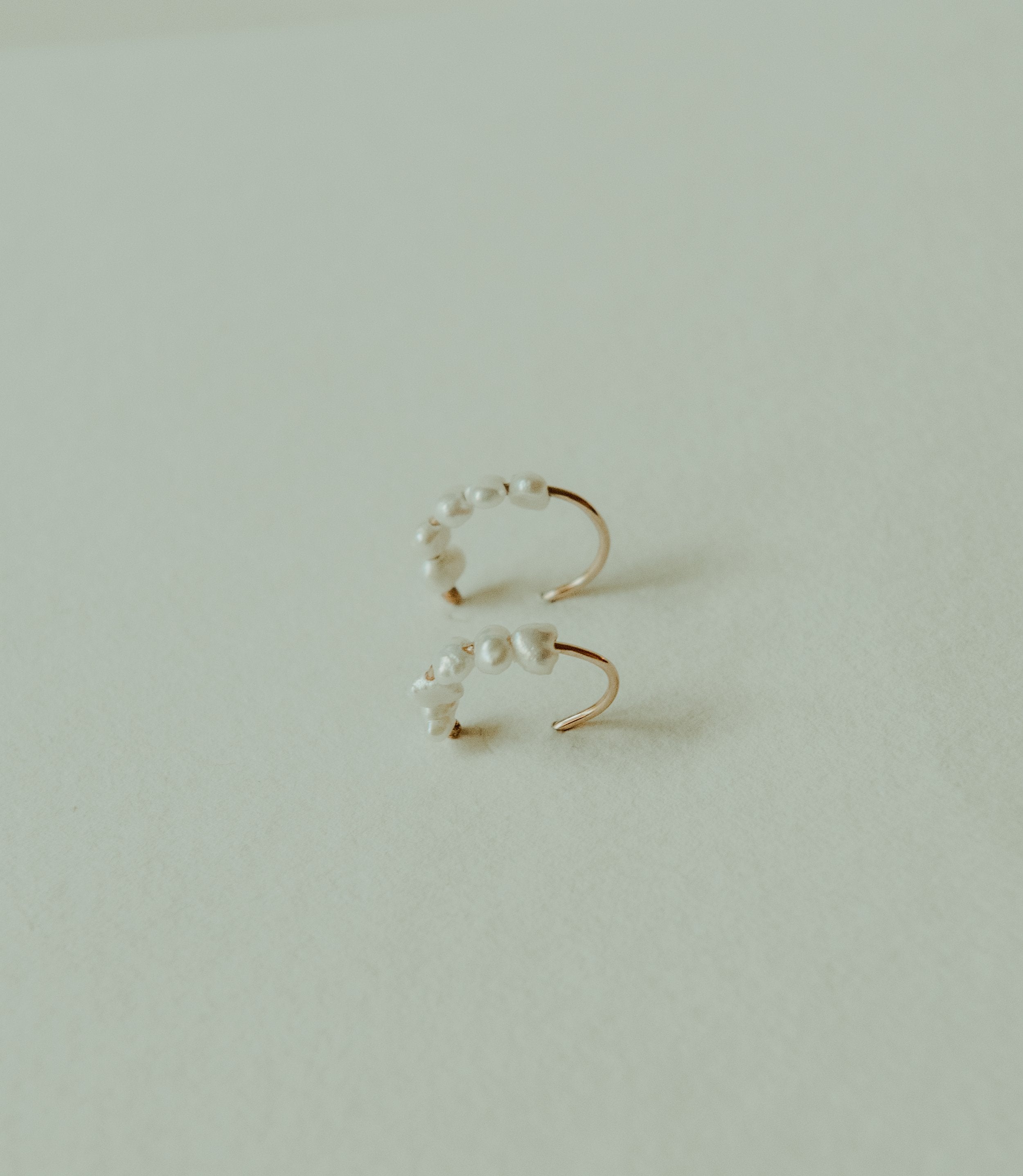 Uni Jewelry Seed Pearl Hoops、mySite、noshort