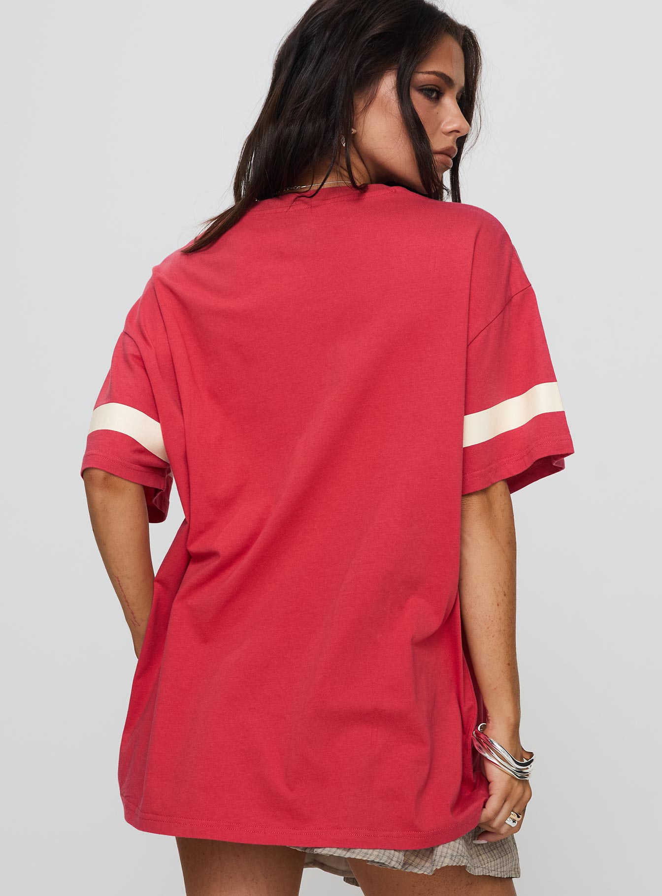 New York 95 Oversized Tee Red、mySite、solidvoid