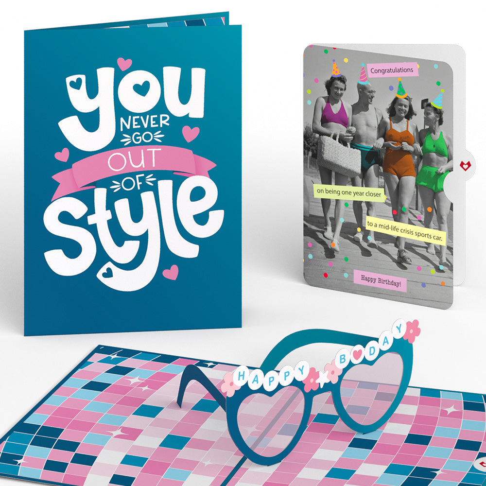 Birthday Style Pop-Up Card and Sentiment Set、mySite、solidvoid