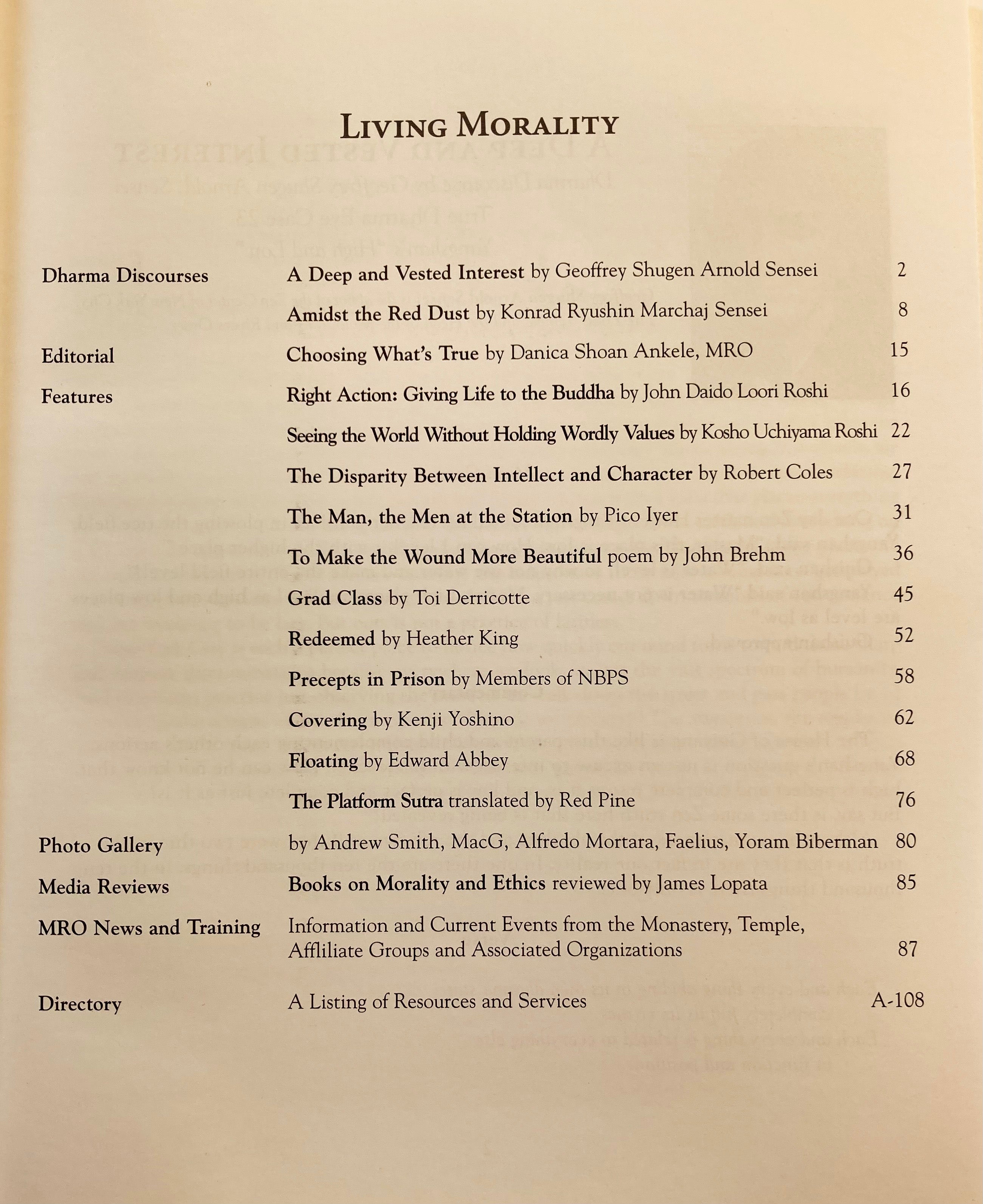 Living Morality - Mountain Record, Vol. 31.2, Winter 2012-2013、mySite、topwebapps