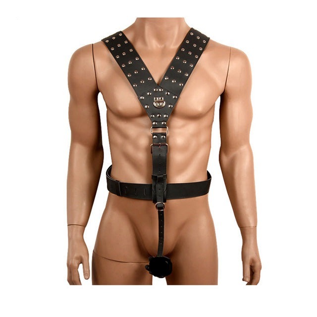 Come Closer Chest And Waist Harness | Cock Ring | Adjustable | Black、mySite、bottomscart